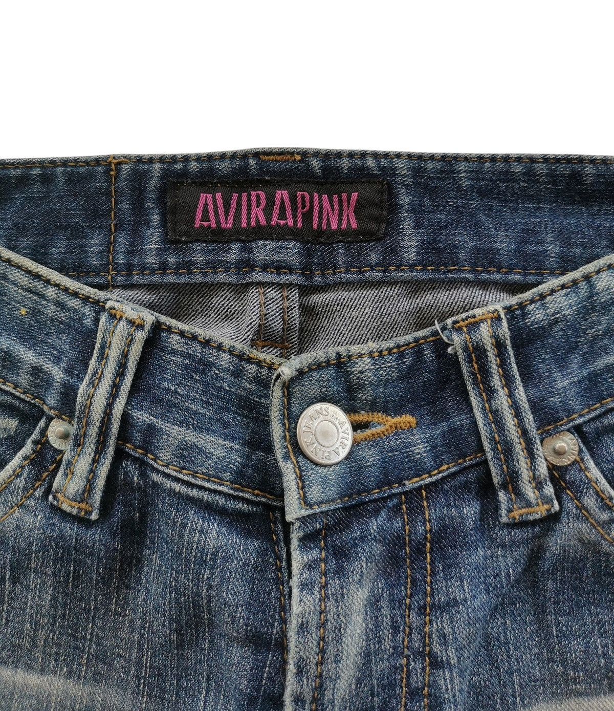5351 POUR LES FEMMES Avirapink Flare, Bootcut Painter Jeans Size 25" / US 0 / IT 36 - 8 Thumbnail