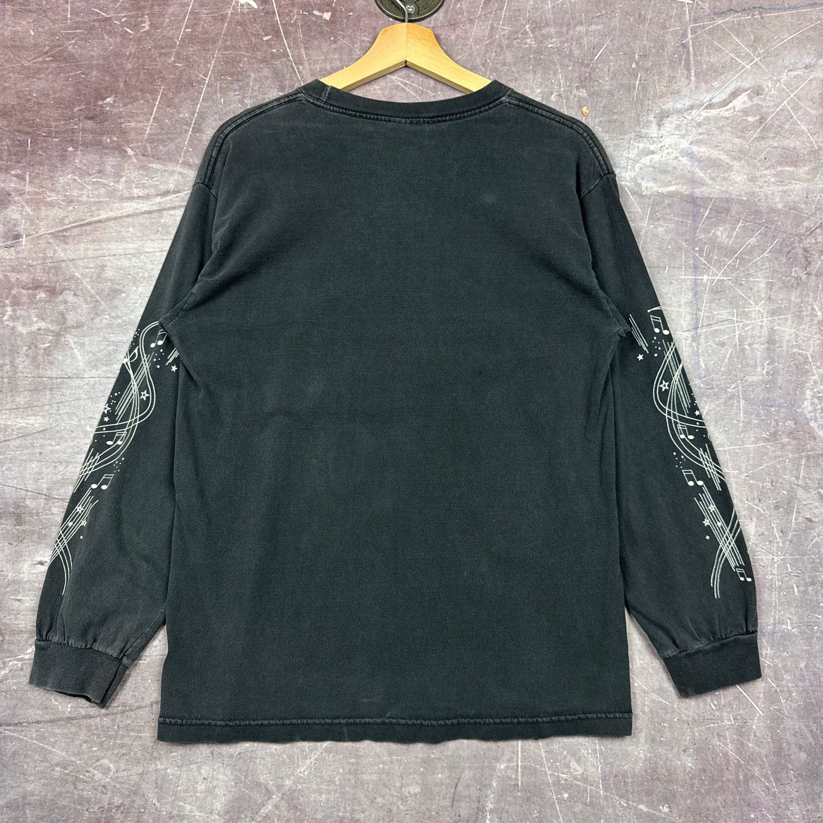 Alstyle 00s Black Social Distortion Music Note LS Graphic Shirt 2900 Size US M / EU 48-50 / 2 - 2 Thumbnail