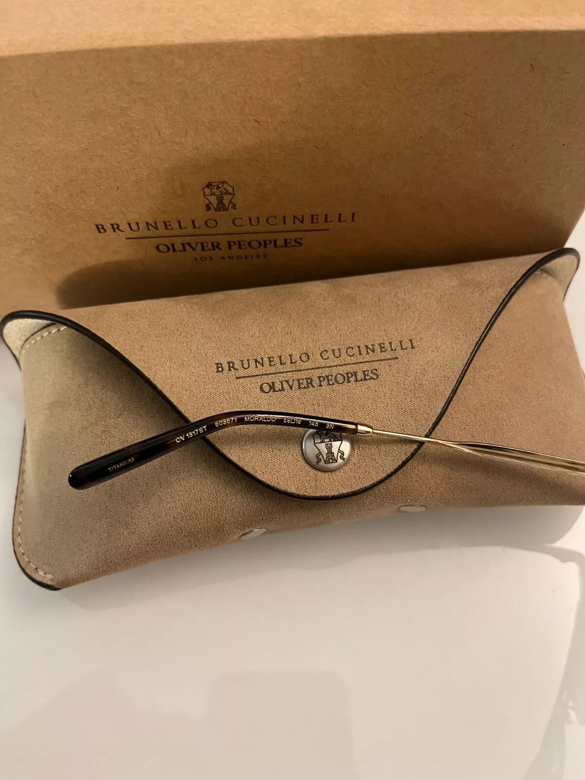 Oliver Peoples Brunello Cucinelli Collection MORALDO 59mm SUN Size ONE SIZE - 7 Thumbnail