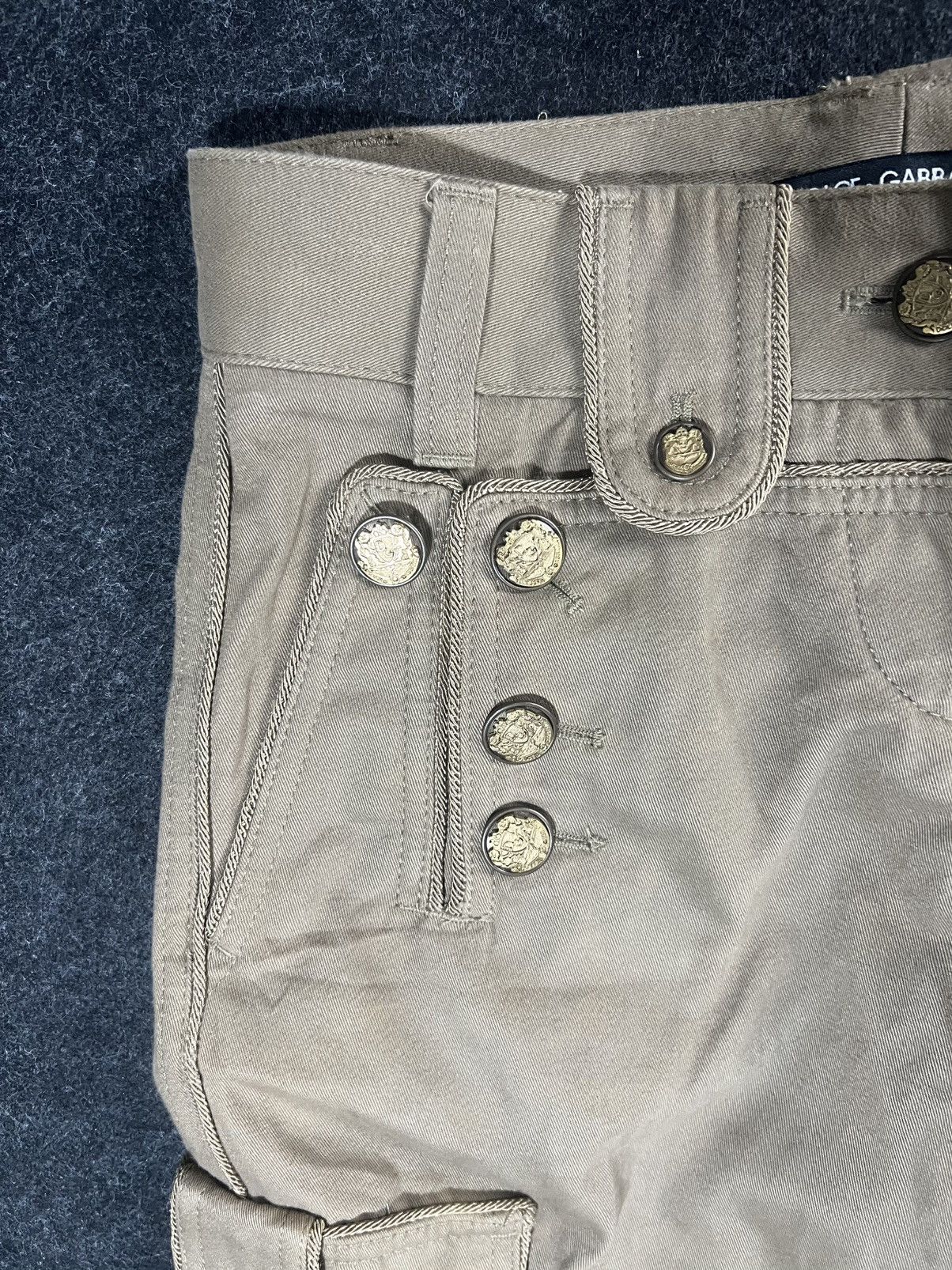 Dolce & Gabbana Vintage Dolce Gabbana made in Italy Cargo Shorts Embellished Size US 29 - 5 Thumbnail