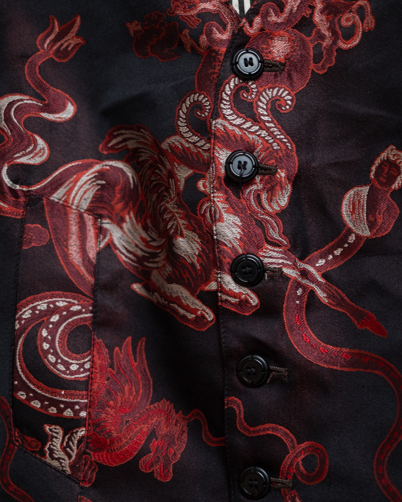 Jean Paul Gaultier JEAN PAUL GAULTIER Le Grand Voyage Taurus Vest, 1994 Size 38R - 3 Thumbnail