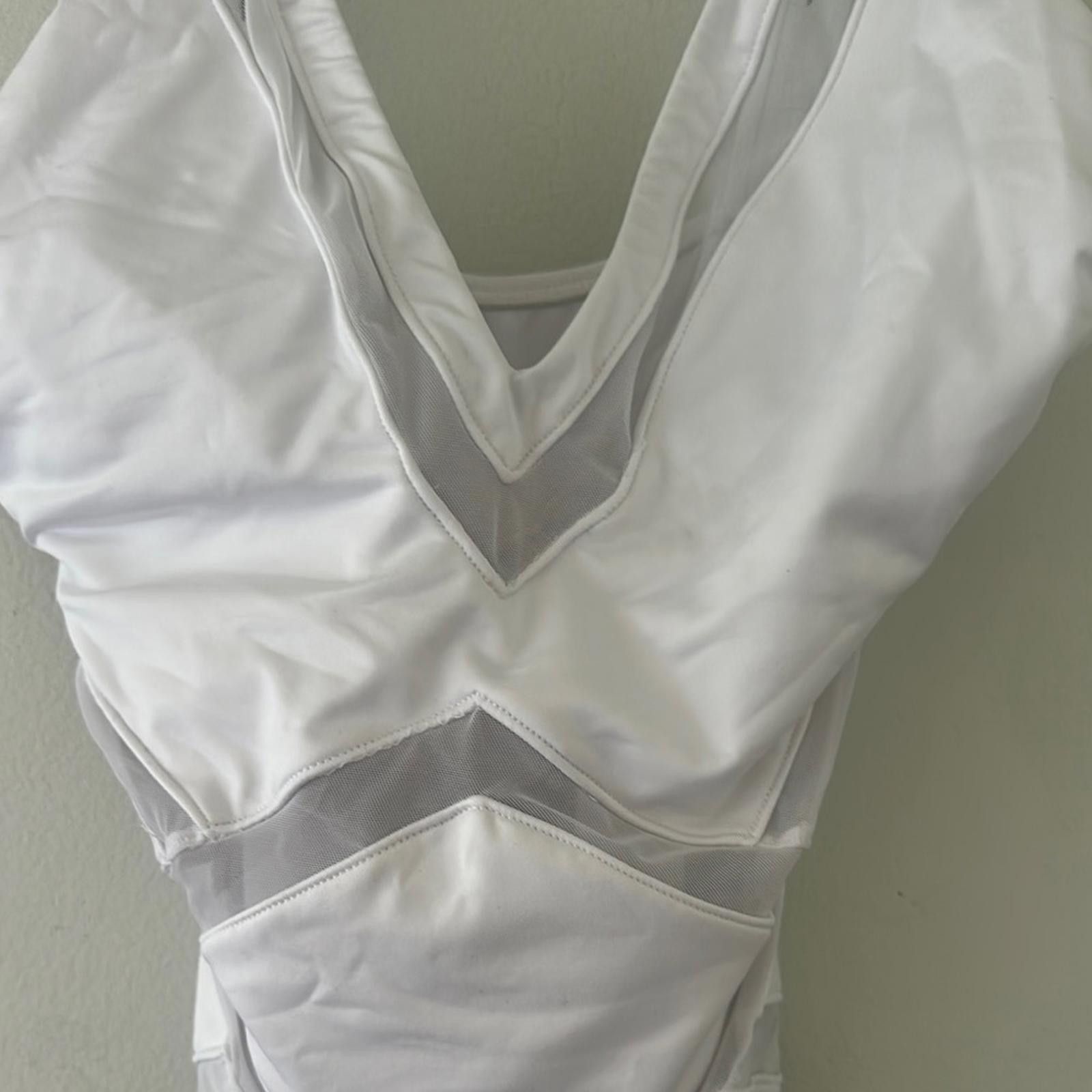 Kenneth Cole Kenneth Cole White One Piece Swimsuit Size ONE SIZE - 5 Thumbnail