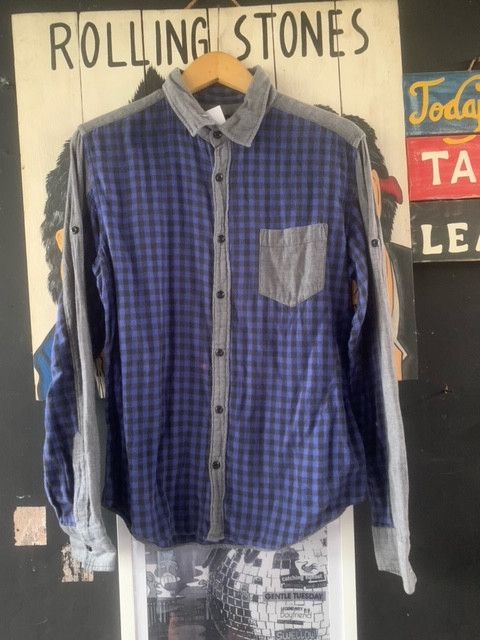 Japanese Brand × PPFM PPFM plaid shirt Size US S / EU 44-46 / 1 - 1 Thumbnail