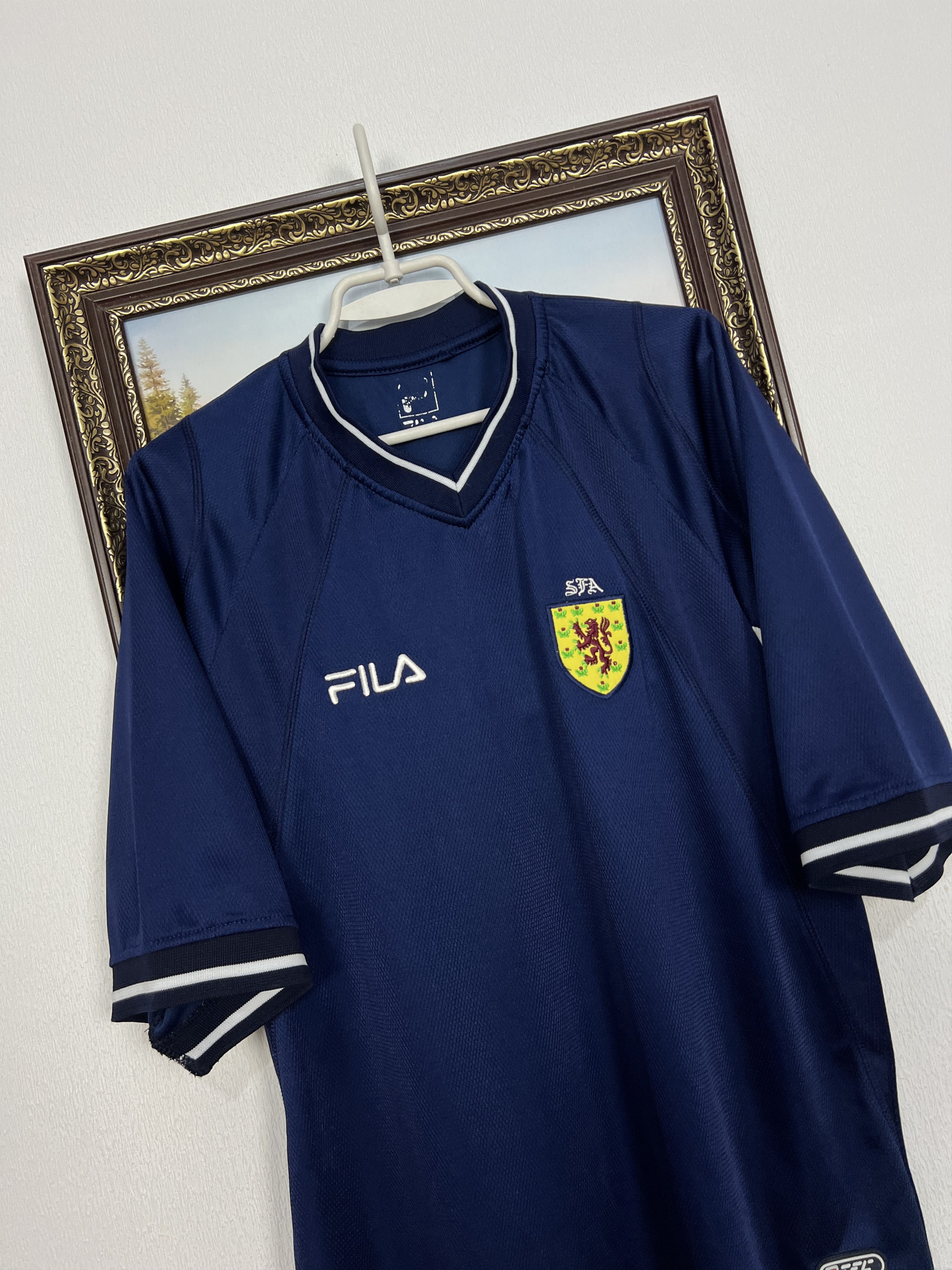 Fila Scotland Home football shirt 2000 Soccer FILA Jersey Trikot Size US XL / EU 56 / 4 - 4 Thumbnail