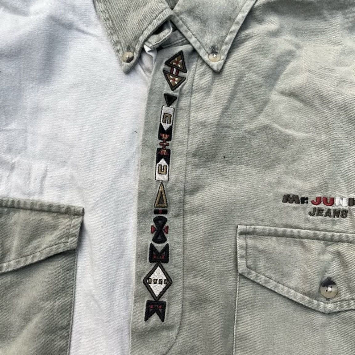Mr. Junko Mr.Junko Shirt Button Ups Size US XL / EU 56 / 4 - 4 Thumbnail