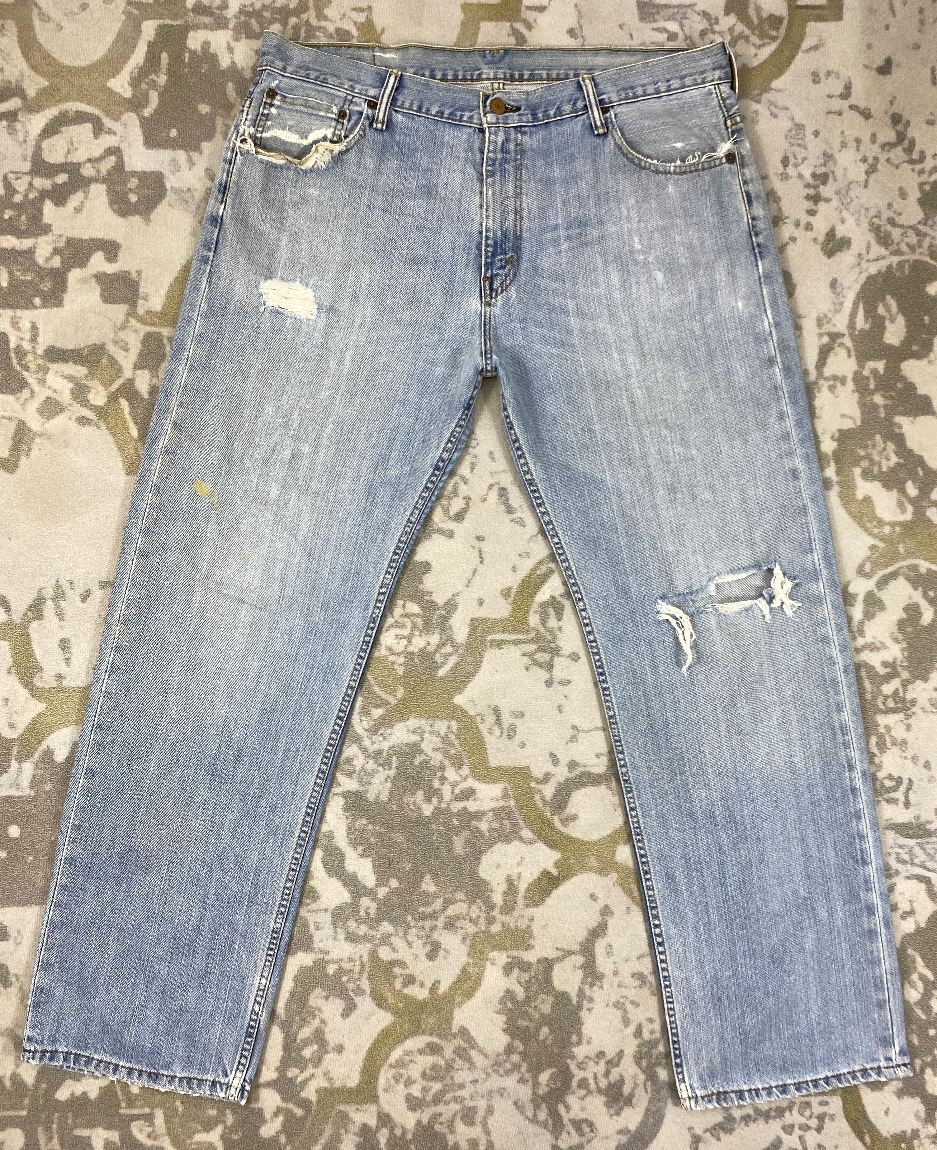 Levi's Light Blue Wash Vintage Levi's 569 39x31.5 Denim -JN1968 Size US 39 - 1 Thumbnail