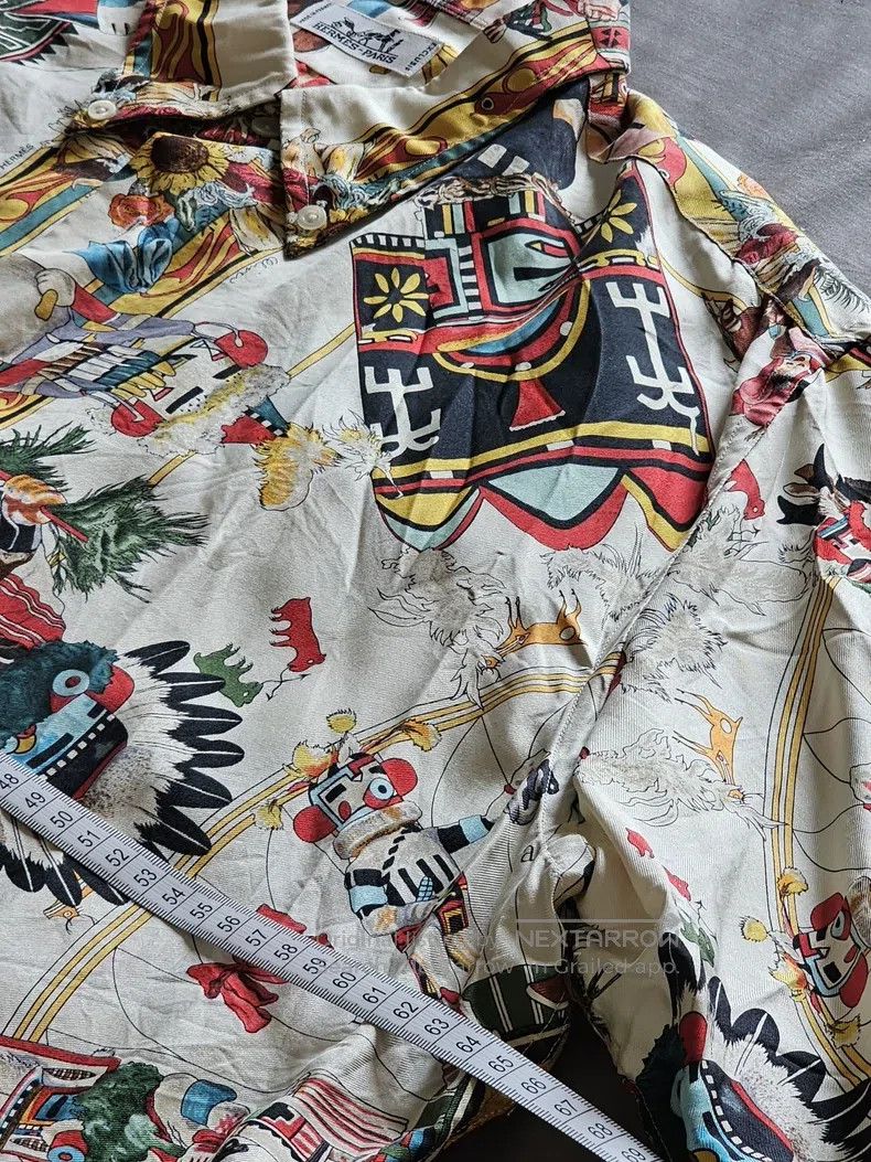 Hermes Hermes Silk shirt Size US S / EU 44-46 / 1 - 6 Thumbnail
