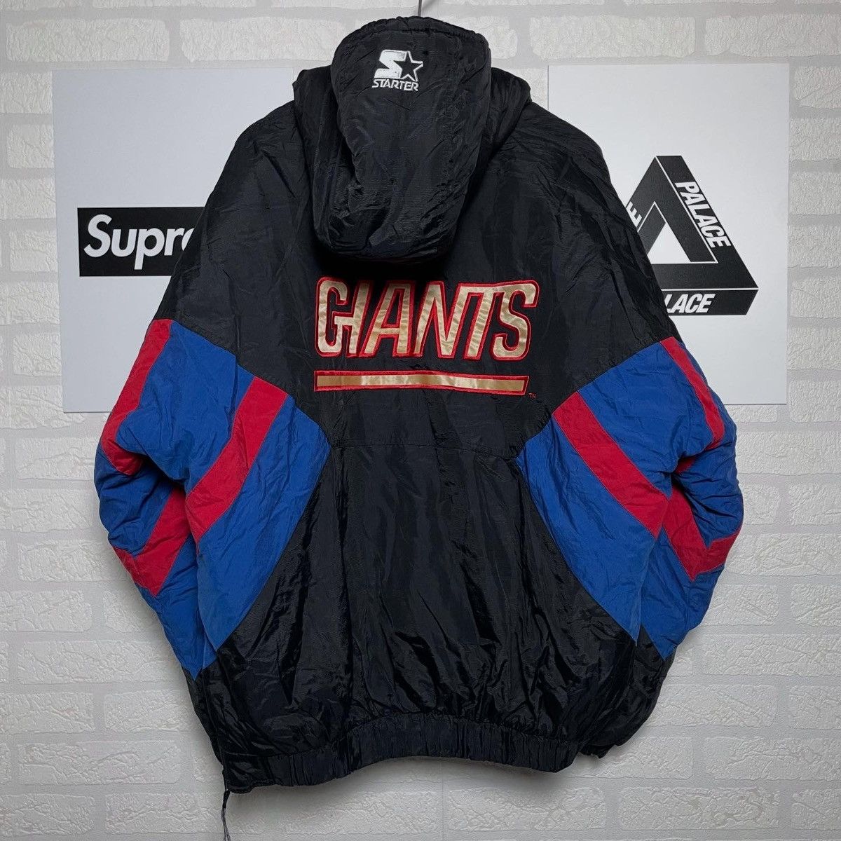 NFL Vintage 90s New York Giants Starter Jacket NFL Size US XL / EU 56 / 4 - 2 Thumbnail