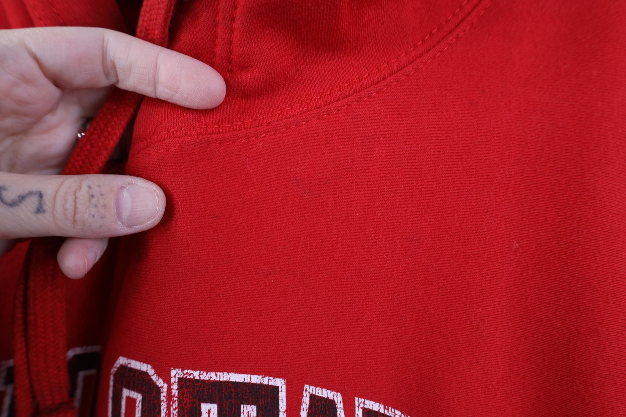 Vintage Vintage 90s Y2K Ohio State University Football Hoodie Size US L / EU 52-54 / 3 - 5 Thumbnail