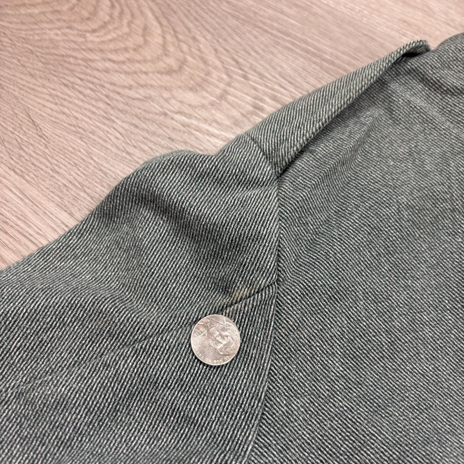 Vintage Vintage Swiss Army Denim Twill Work Shirt Jacket Shacket 48 Size US XL / EU 56 / 4 - 12 Thumbnail