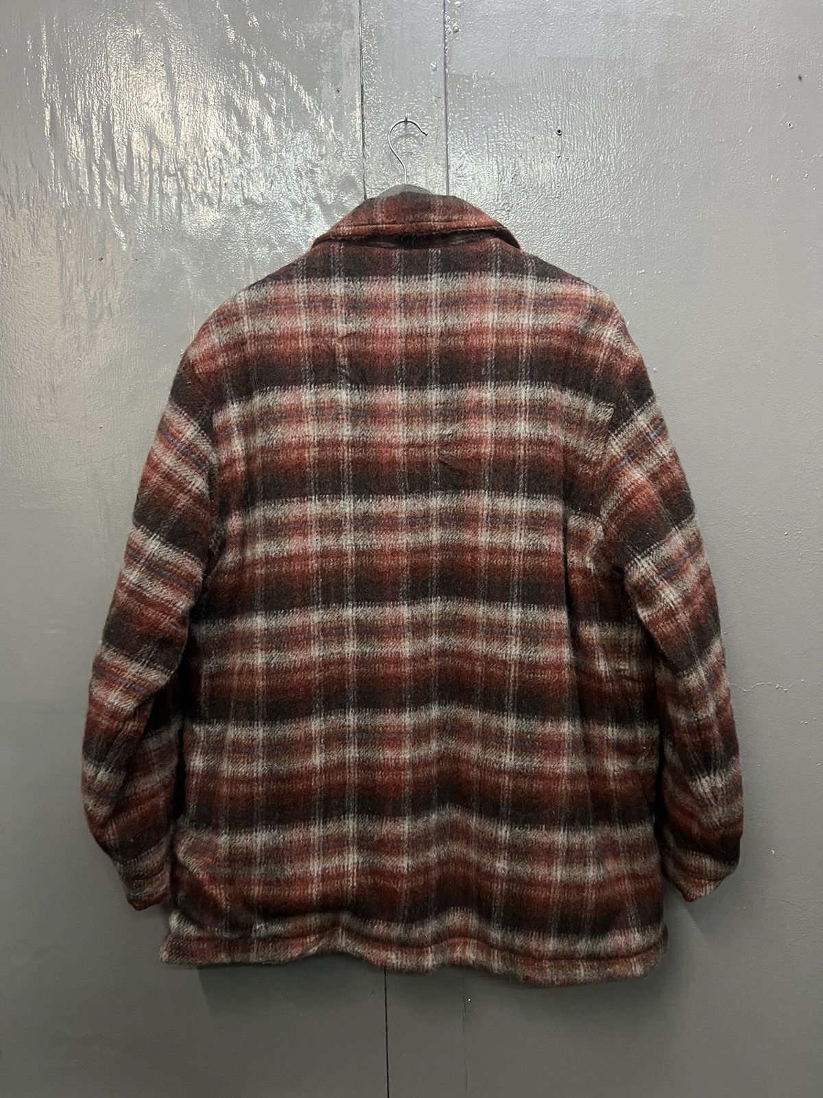Vintage Vintage Maceye Wool Plaid Jacket With Fleece Lined Size US L / EU 52-54 / 3 - 4 Thumbnail