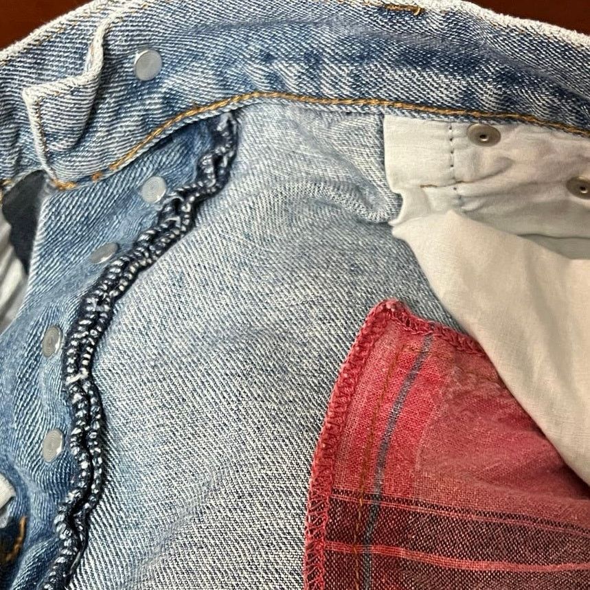 MINKPINK MinkPink women’s M shorts cutoff distressed patched denim Size 32" / US 10 / IT 46 - 7 Thumbnail