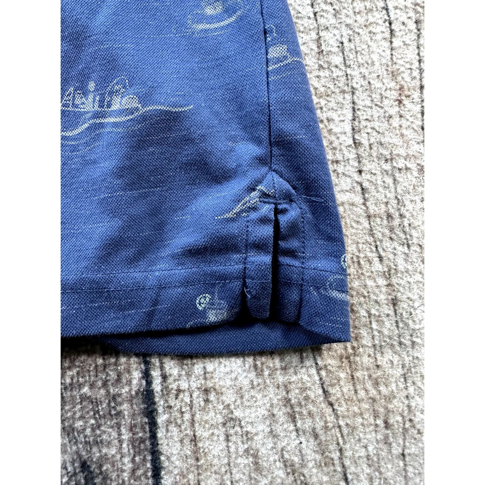 TravisMathew Travis Mathew Boats Buoy Polo Shirt Mens XL Blue Cotton Poly Size US XL / EU 56 / 4 - 8 Thumbnail