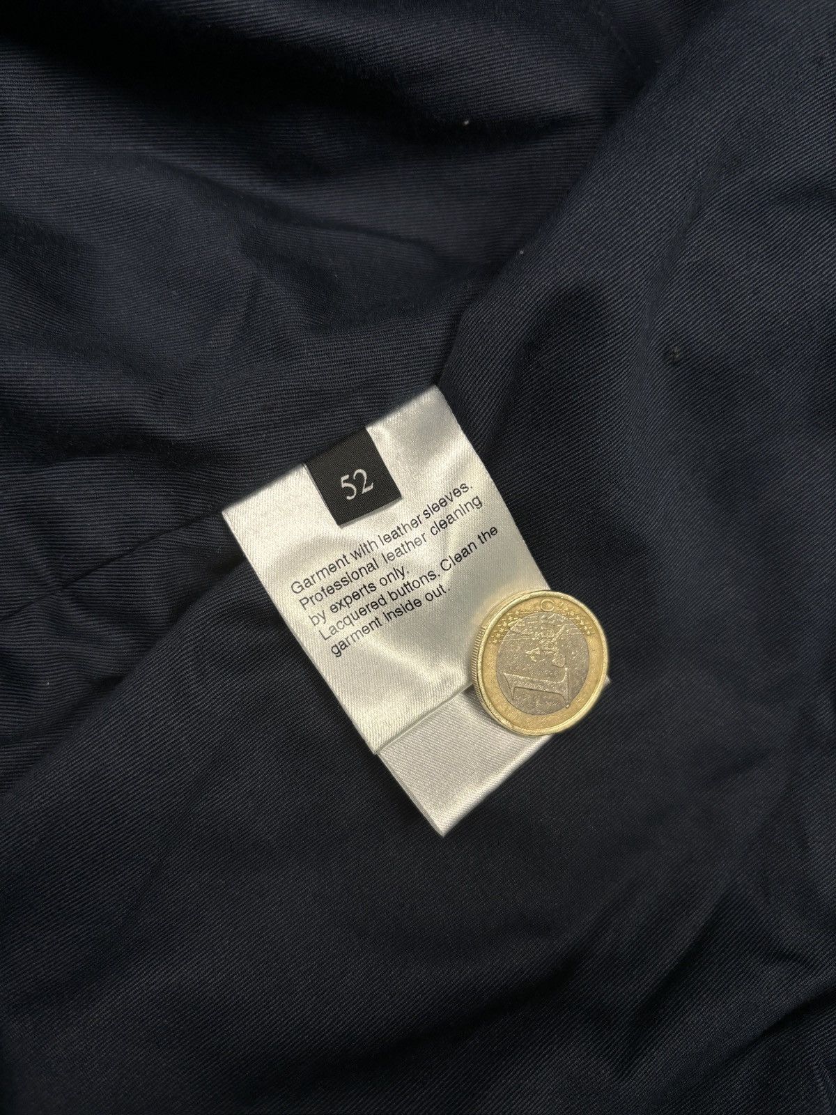Gucci SS2010 Gucci Navy Cotton & Leather Sleeve Varsity Jacket Size US L / EU 52-54 / 3 - 13 Thumbnail