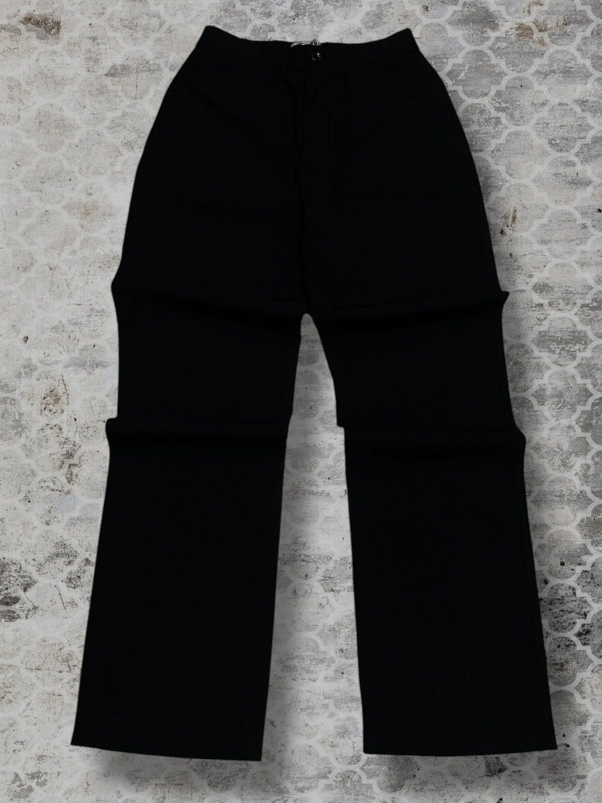Issey Miyake × Japanese Brand × Vintage Vintage 1990s Designer Issey Miyake Casual Black Pant Size 22" - 1 Thumbnail