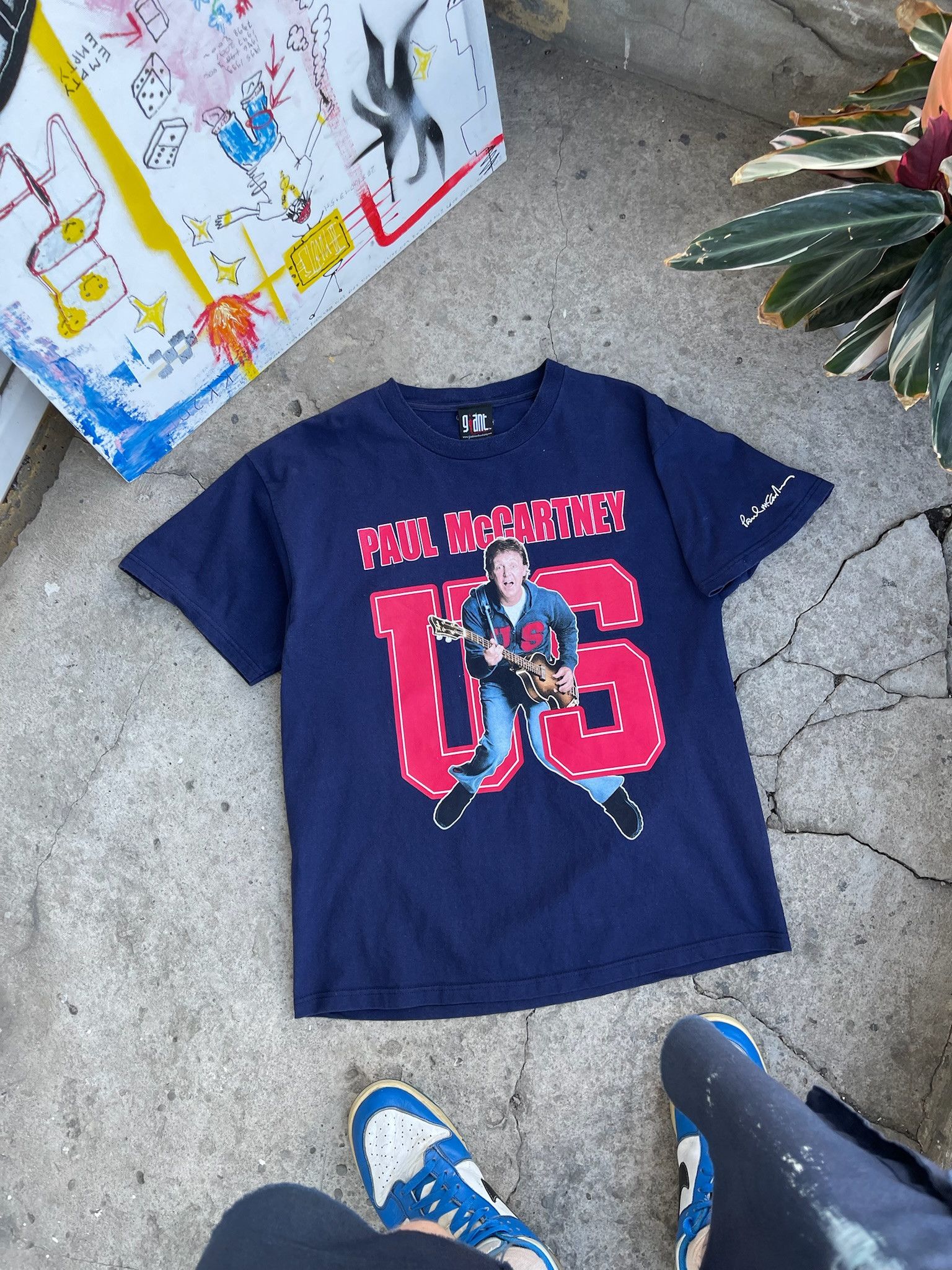 Band Tees Vintage Paul McCartney T Shirt Size US L / EU 52-54 / 3 - 2 Thumbnail