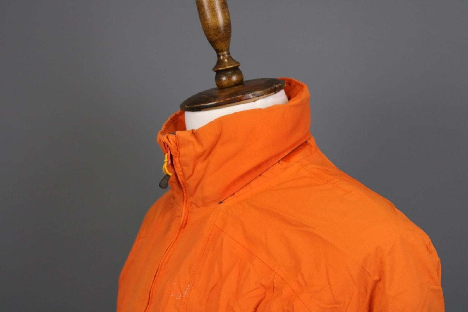 Nicole Miller Millet Orange Lightweight High Neck Track Jacket Size L Size US L / EU 52-54 / 3 - 8 Thumbnail