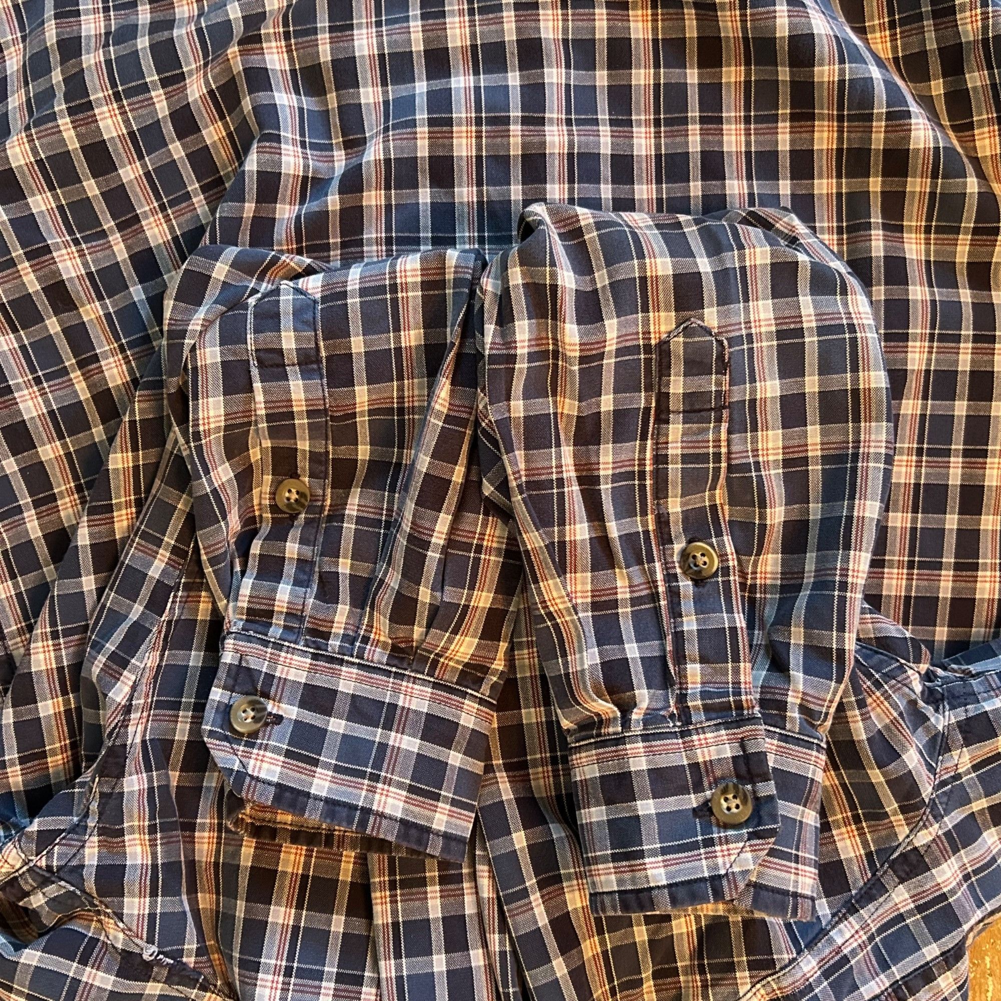 Carhartt Carhartt Blue Plaid Button Down Workwear Shirt M Size US M / EU 48-50 / 2 - 2 Thumbnail