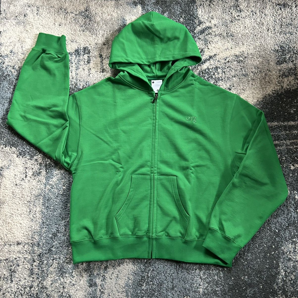 Bottega Veneta nul1.org (nu-14) slime green YKK full zip wide boxy cropped Size US L / EU 52-54 / 3 - 7 Thumbnail