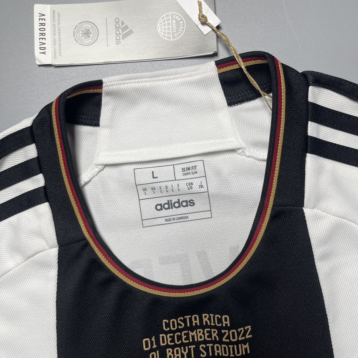 Adidas GERMANY ADIDAS 2022 WORLD CUP SOCCER HOME JERSEY #7 HAVERTZ Size US L / EU 52-54 / 3 - 6 Thumbnail