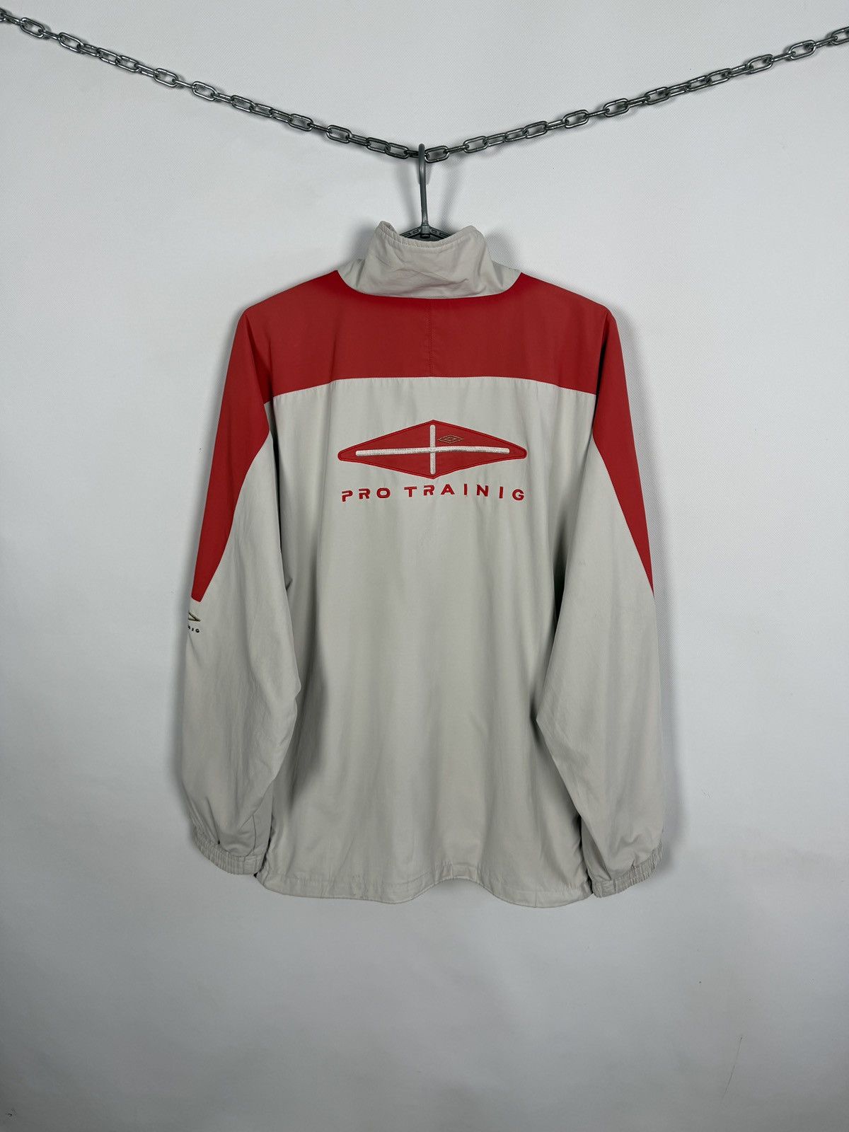 Umbro UMBRO Pro Training Vintage 90s Track Jacket Big Logo XL Size US XL / EU 56 / 4 - 12 Thumbnail