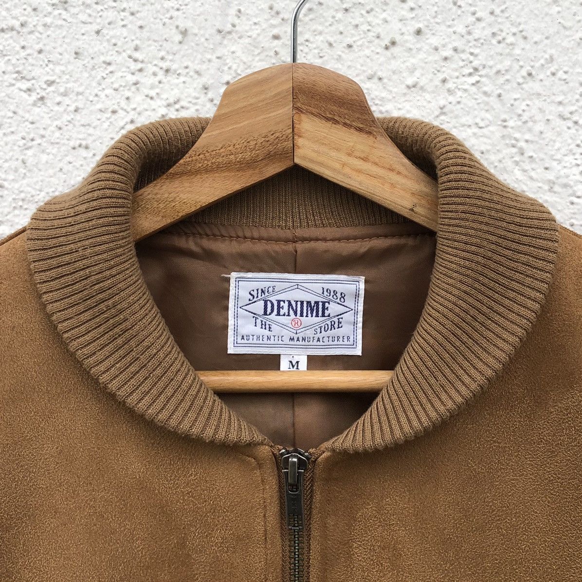 Denime DENIME Men’s Suede Ma-1 Bomber Jacket Size US M / EU 48-50 / 2 - 16 Thumbnail