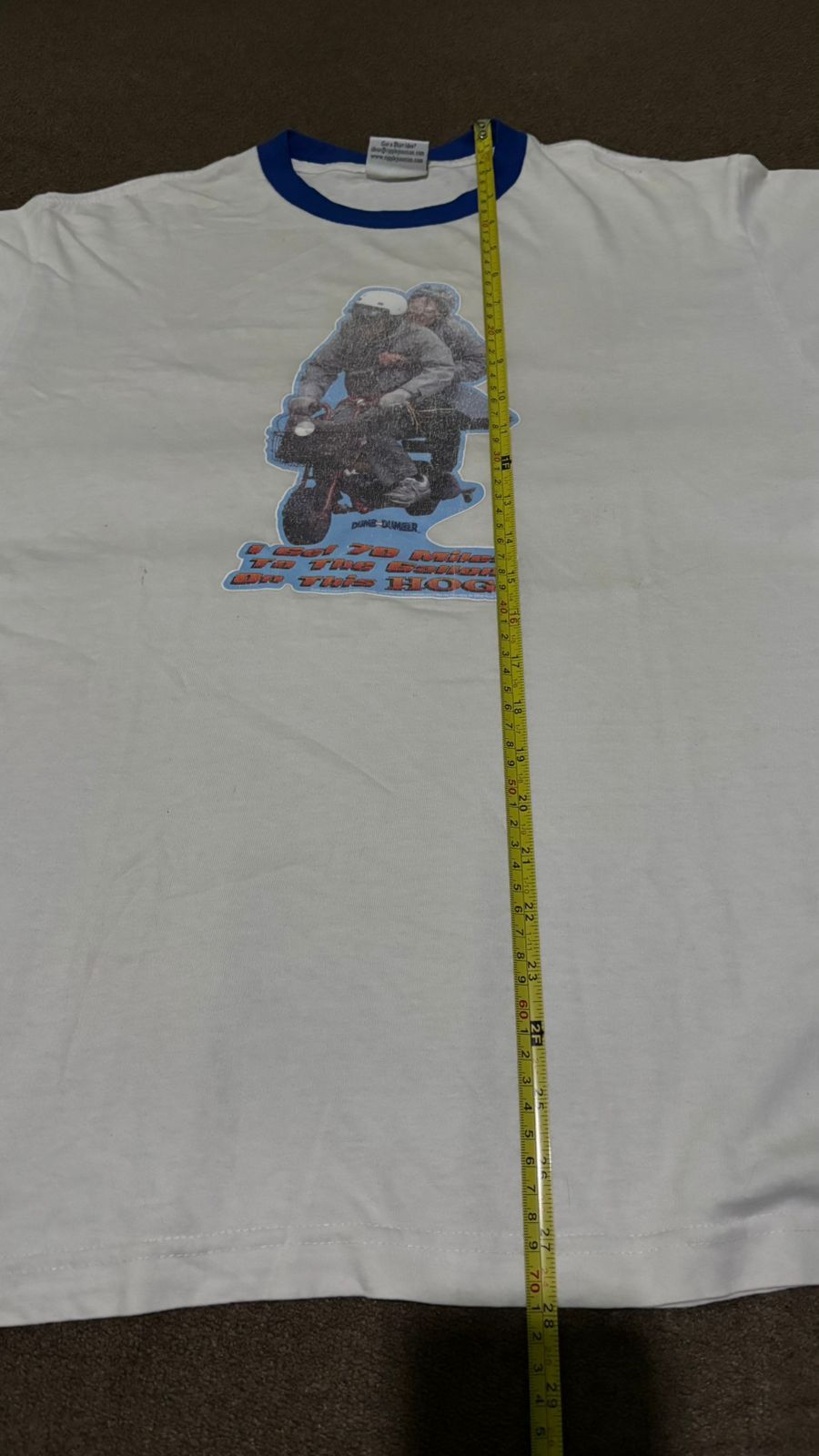 Ripple Junction Vtg Dumb and Dumber Ringer shirt Size US M / EU 48-50 / 2 - 8 Thumbnail