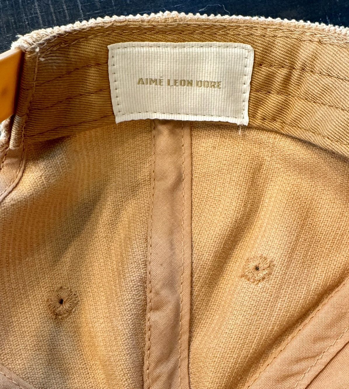 Aime Leon Dore Aime Leon Dore S/S2021 Chain Stitch Corduroy Hat Size ONE SIZE - 4 Thumbnail