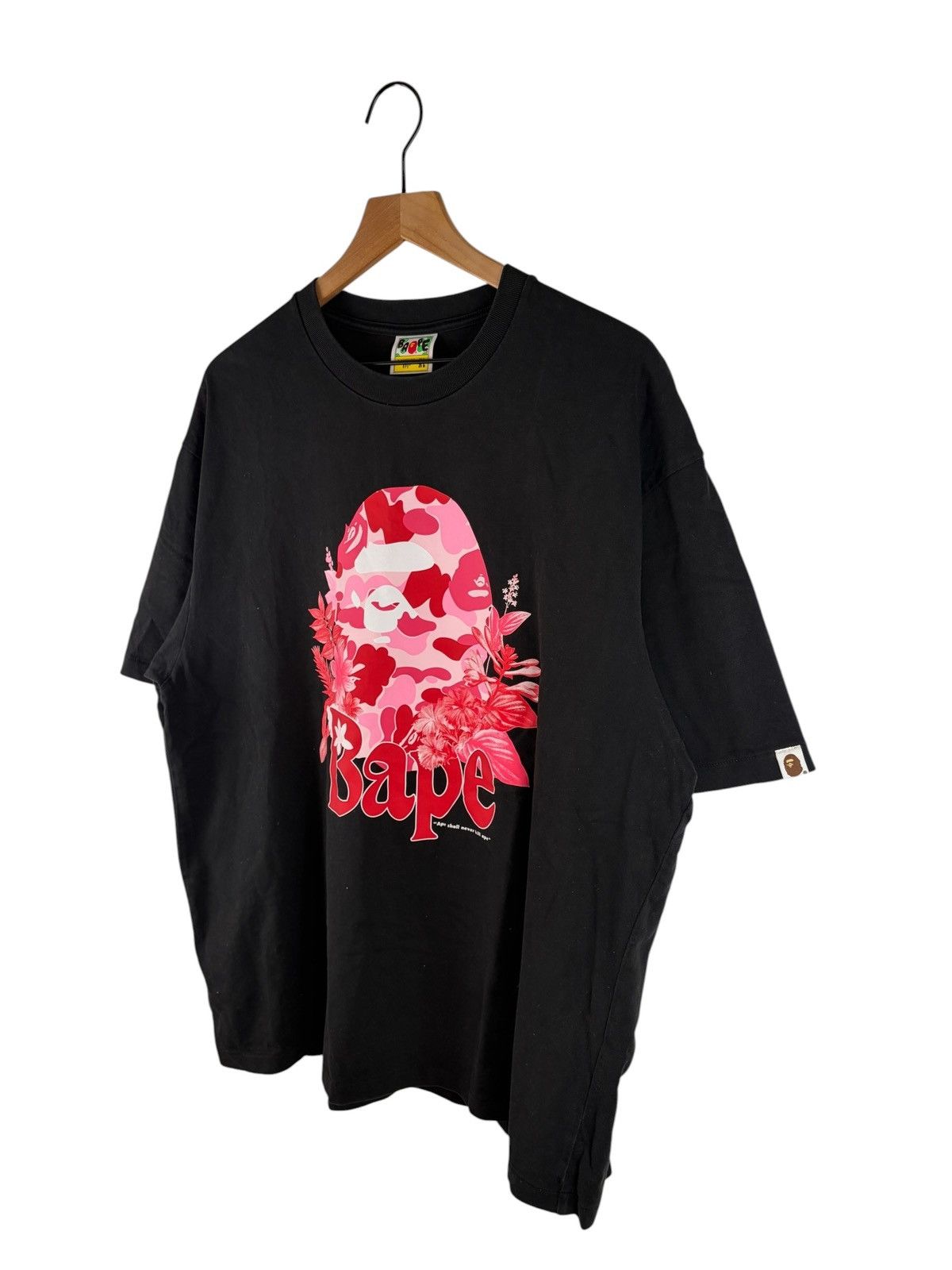 Bape BAPE Flora Big Ape Head Relaxed Fit Tee Size US XL / EU 56 / 4 - 2 Thumbnail