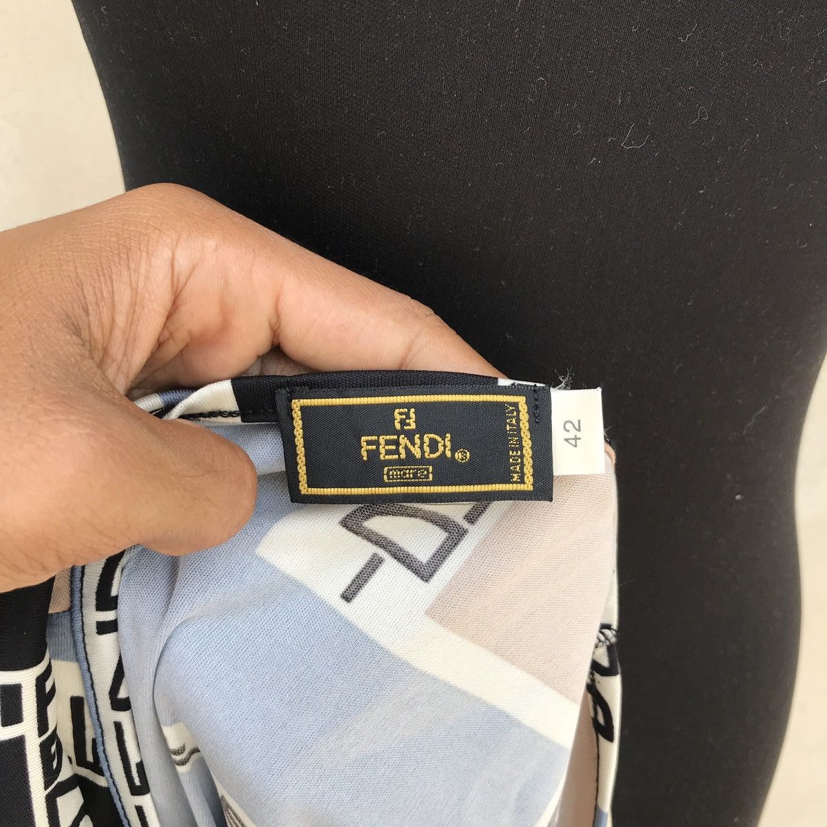 Fendi vintage FENDI retro logo Size M / US 6-8 / IT 42-44 - 7 Thumbnail