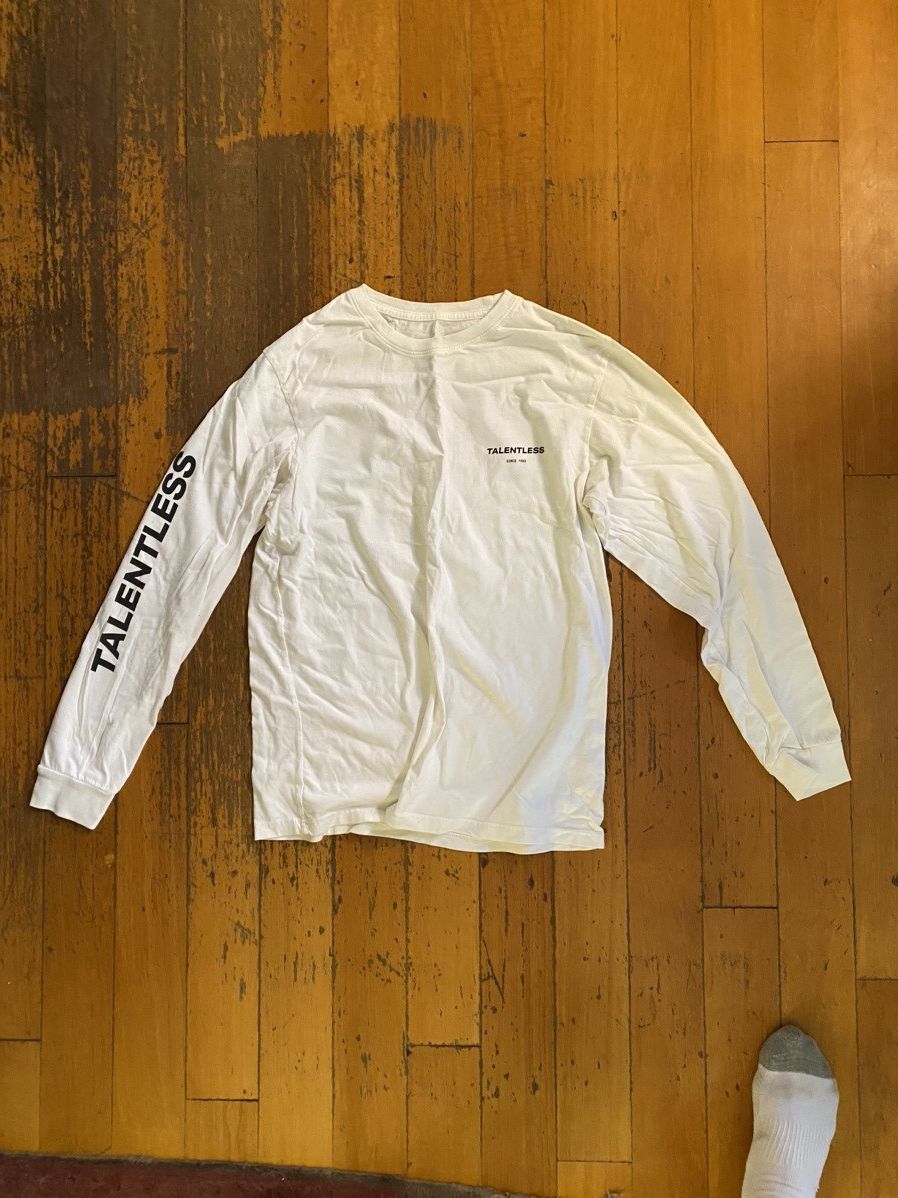 Talentless talentless white tee Size US M / EU 48-50 / 2 - 1 Thumbnail