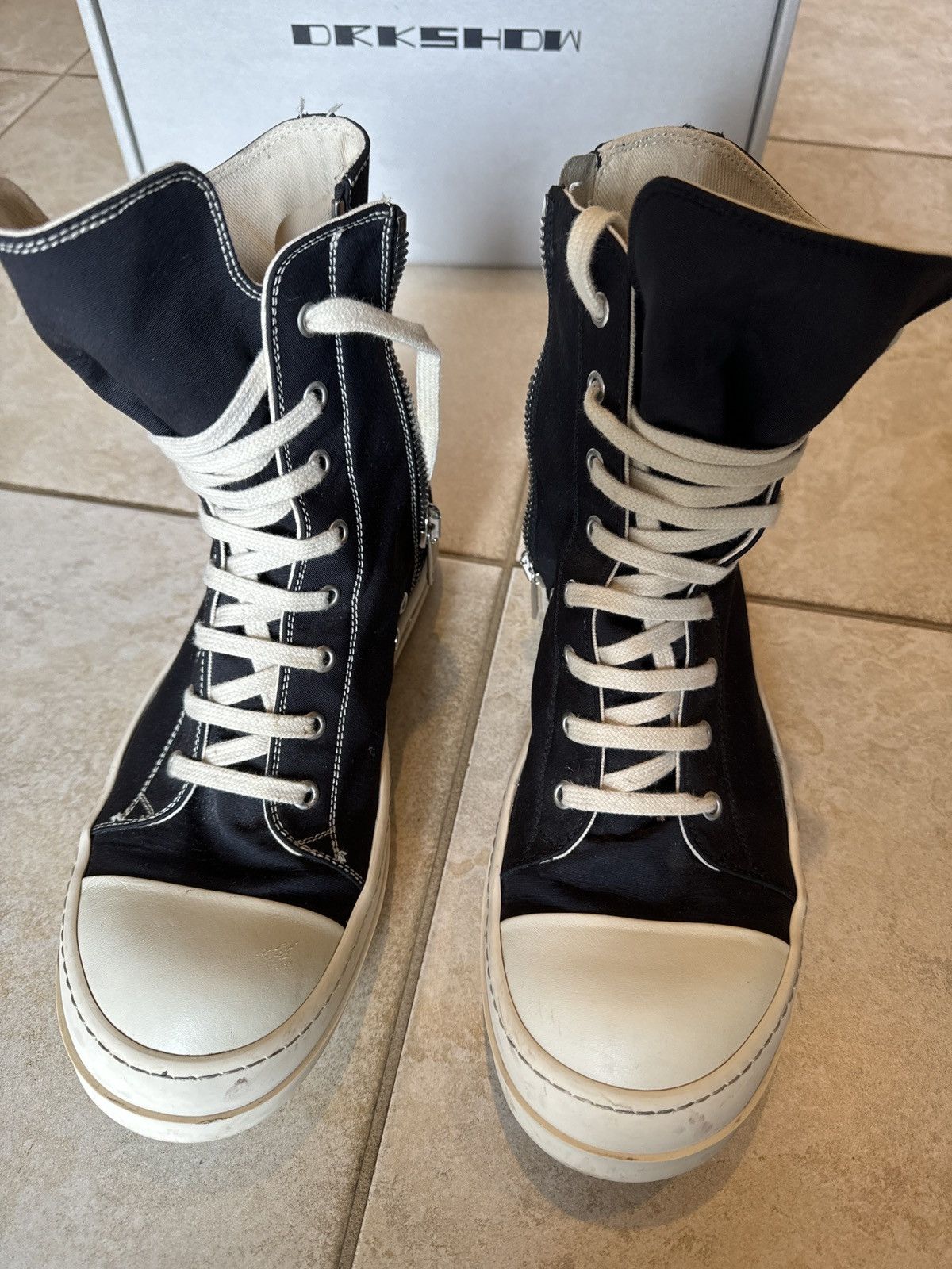 Rick Owens × Rick Owens Drkshdw Rick Owens DRKSHDW Sneakers Size US 8 / EU 41 - 3 Thumbnail