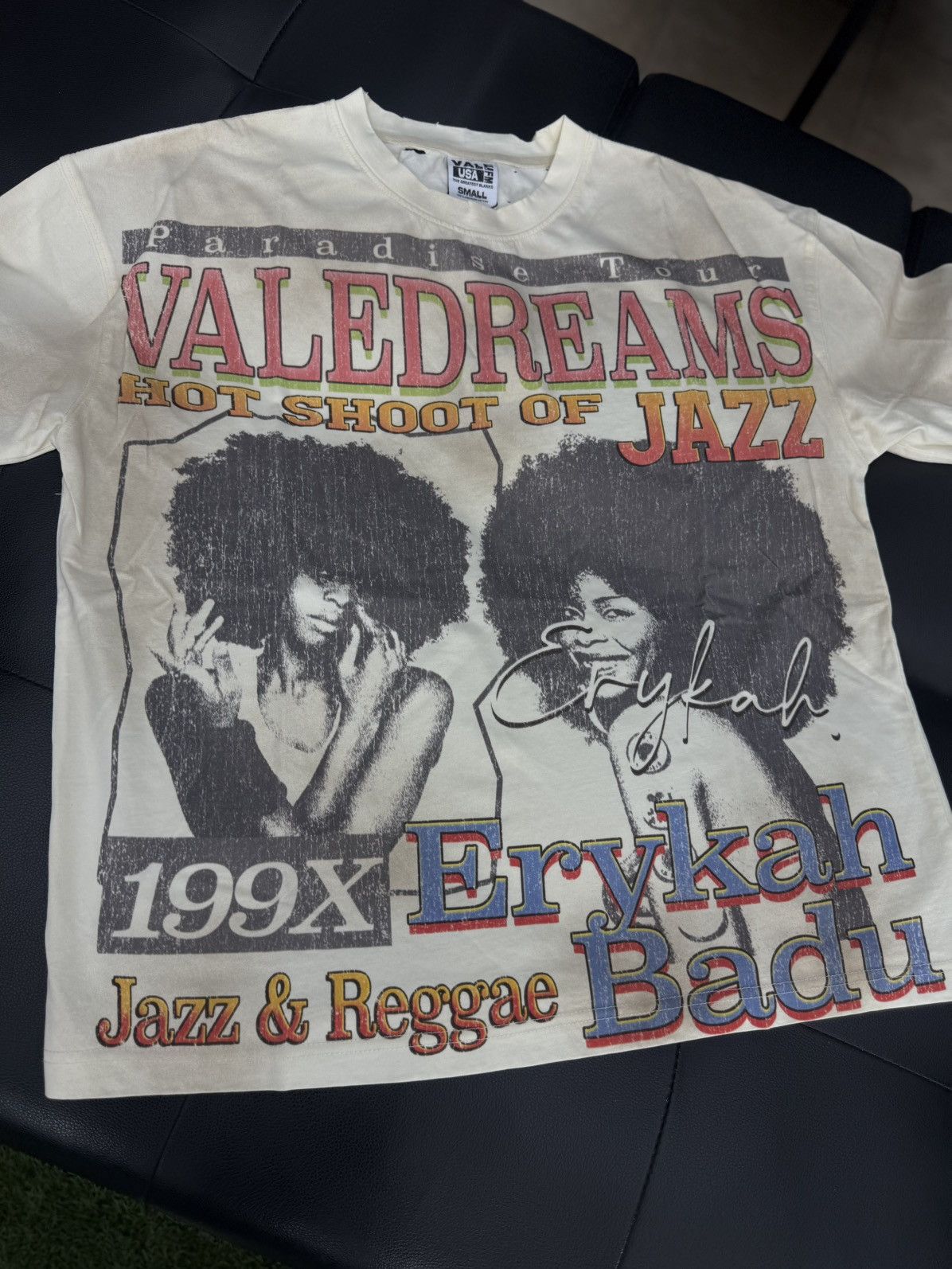 Vale Valley Jazz White Tee Shirt Size Small (NEW) Size US S / EU 44-46 / 1 - 3 Thumbnail