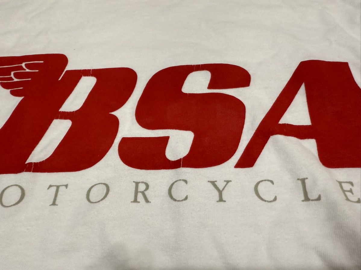 Vintage Vintage 90s BSA Motorcycles Longsleeve Shirt Harley Davidson Size US S / EU 44-46 / 1 - 5 Thumbnail