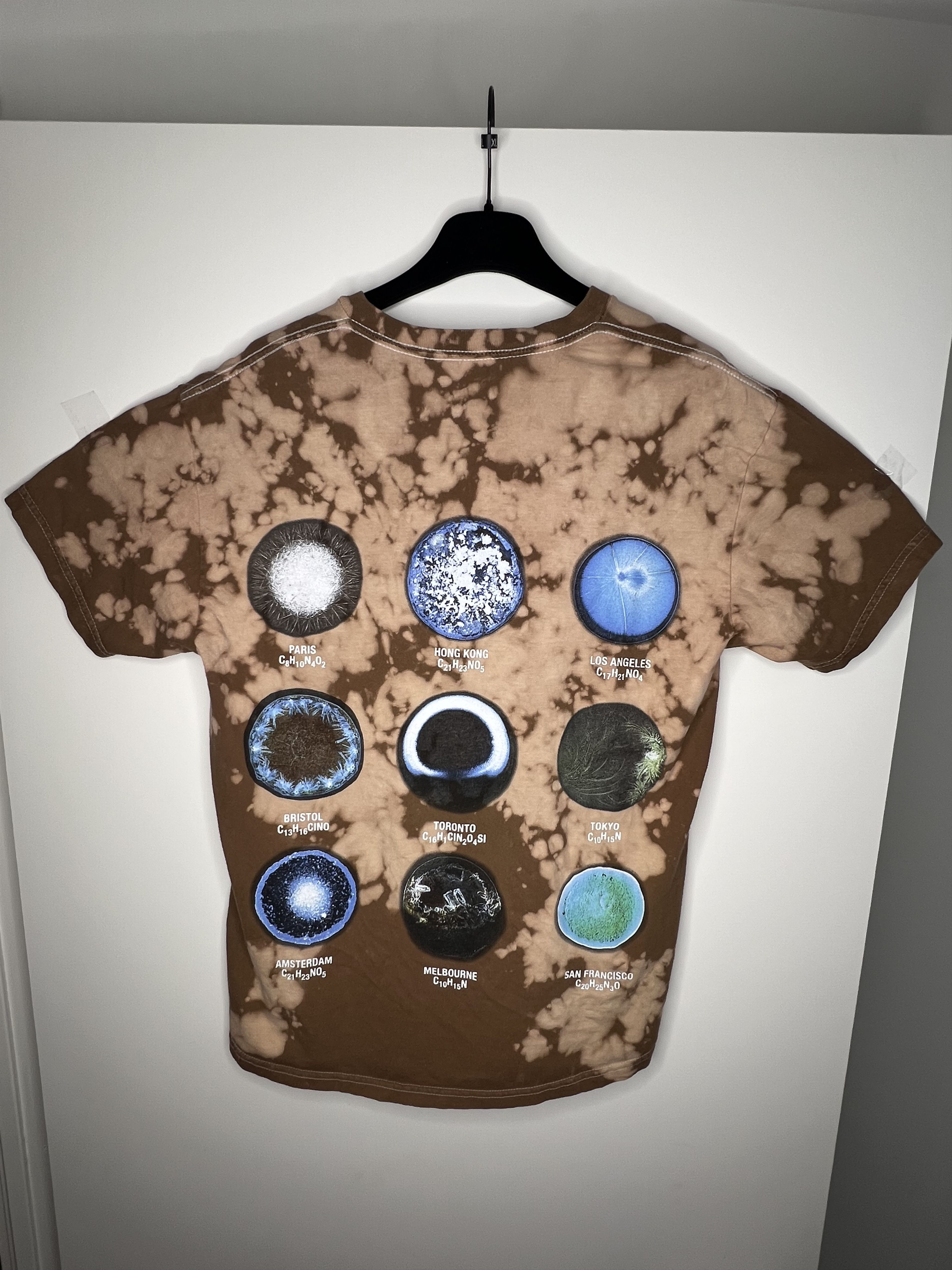 Pleasures Petri dish Crystal Cities Back Brown Pink Marble Tie Dye Tee Size US M / EU 48-50 / 2 - 6 Thumbnail