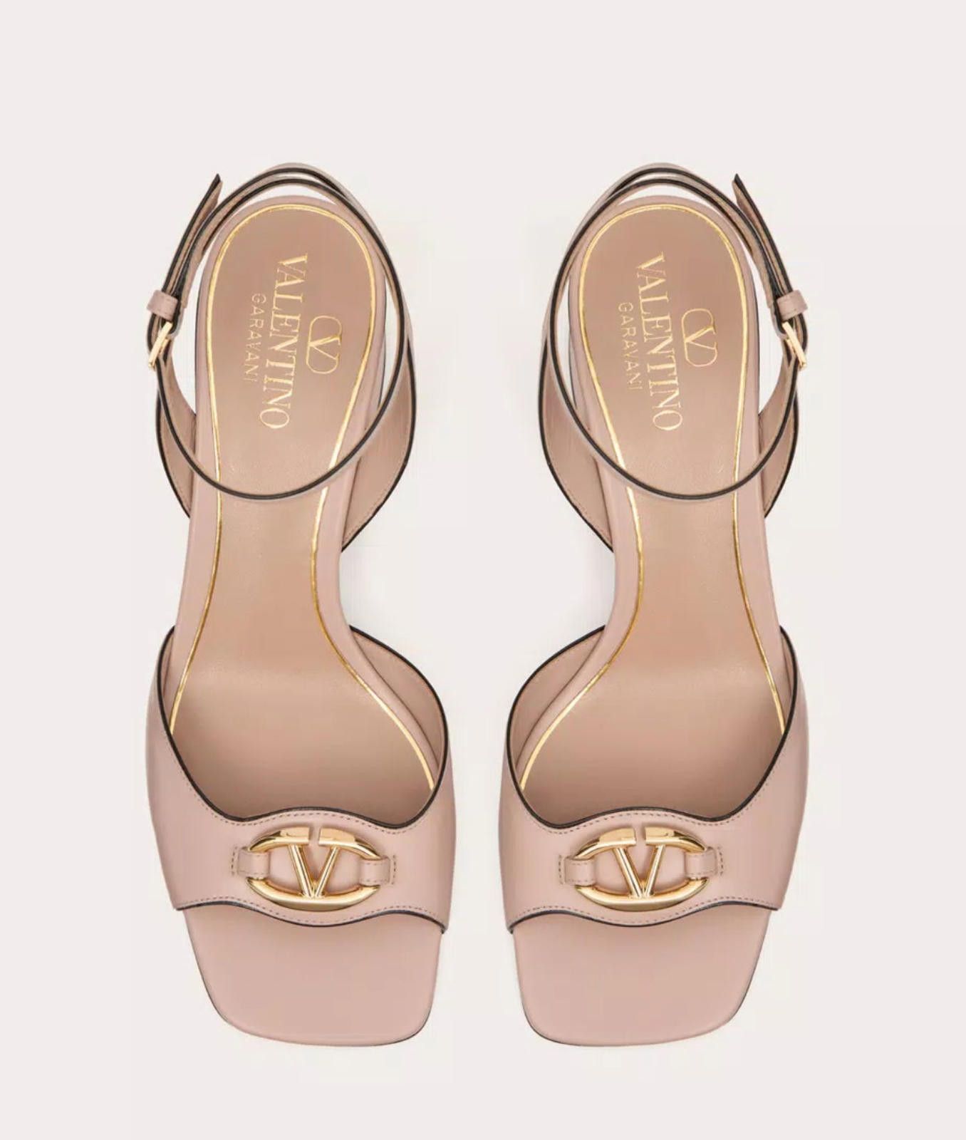 Other Valentino V-Logo Leather Sandal Size US 7.5 / IT 37.5 - 4 Thumbnail