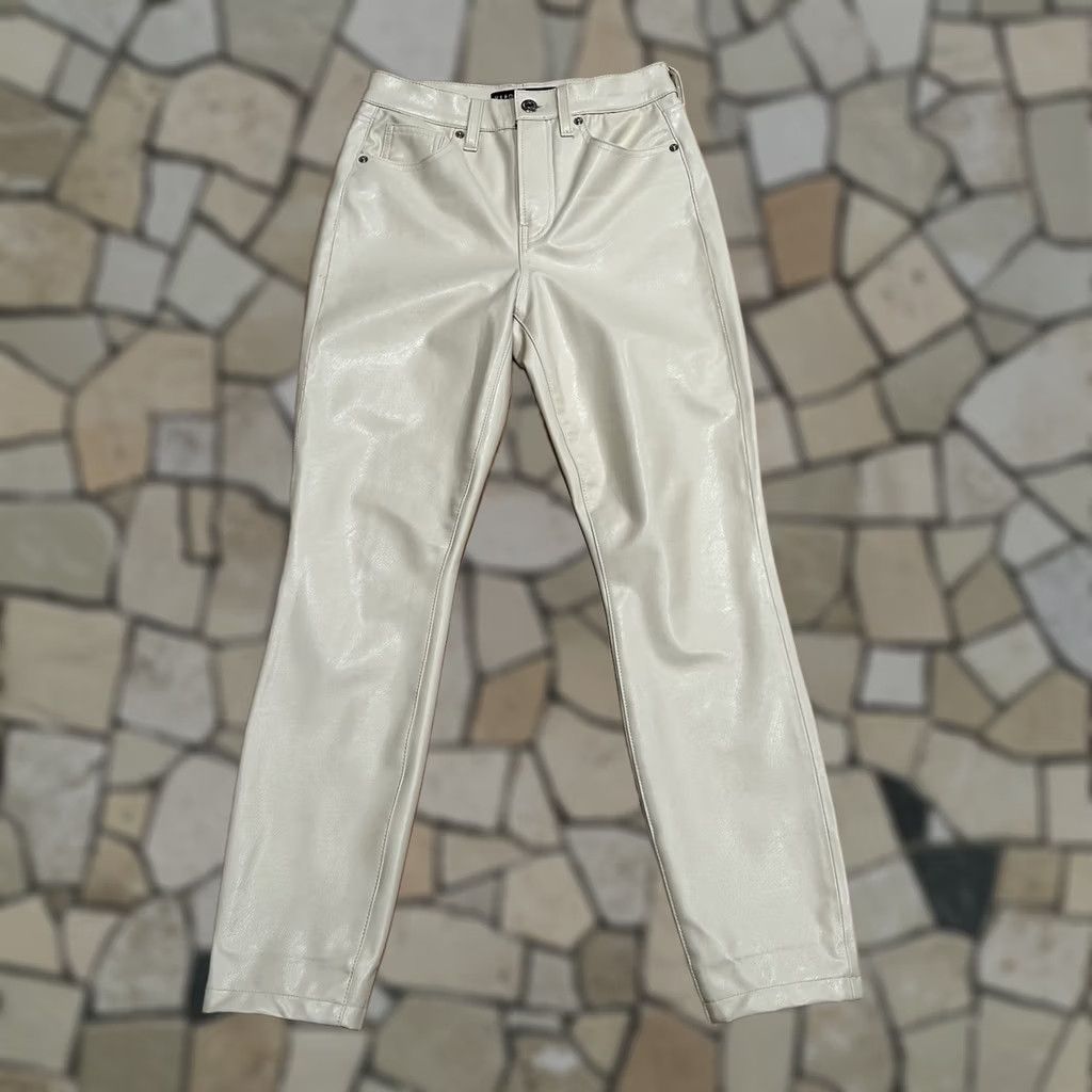 Veronica Beard VERONICA BEARD Jeans Debbie Skinny High Rise Vegan Leather Pant Women’s 27 Skinnyt? Size 27" / US 4 / IT 40 - 1 Thumbnail