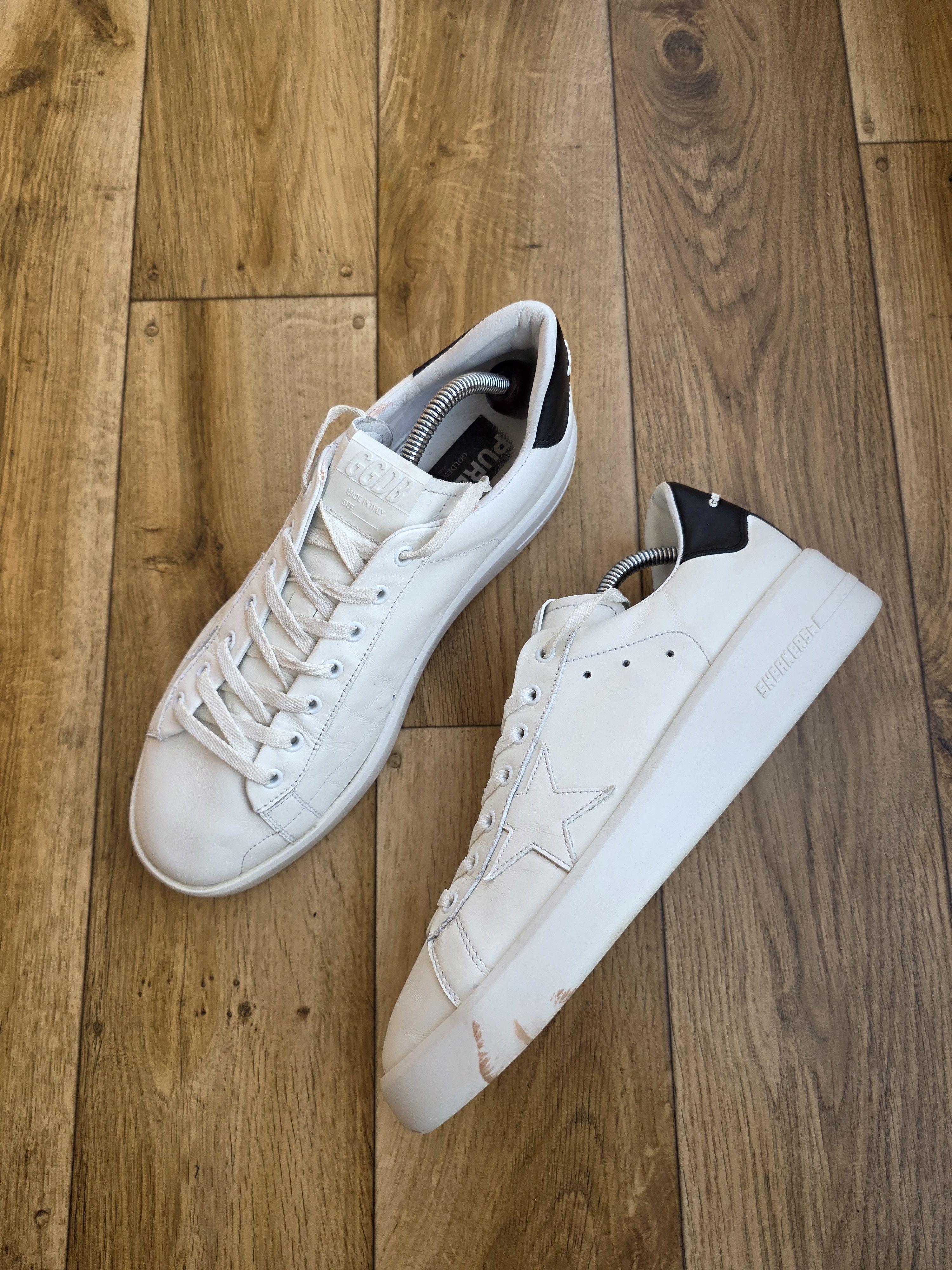 Golden Goose Golden Goose Pure Star Leather Sneakers Size US 12 / EU 45 - 4 Thumbnail