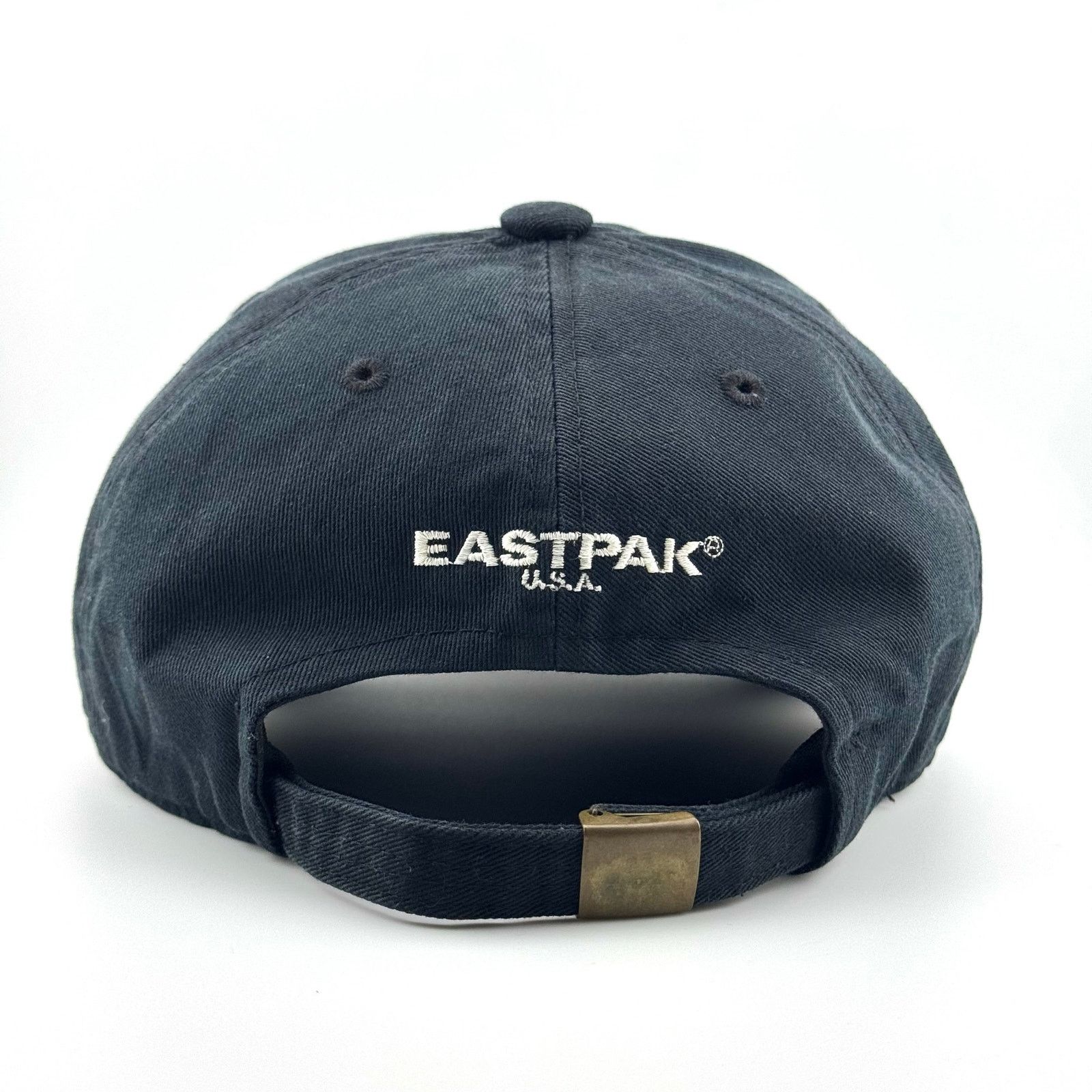 Eastpak Vintage Eastpak USA Y2K Spellout Hat Black Cap Adjustable Size ONE SIZE - 3 Thumbnail