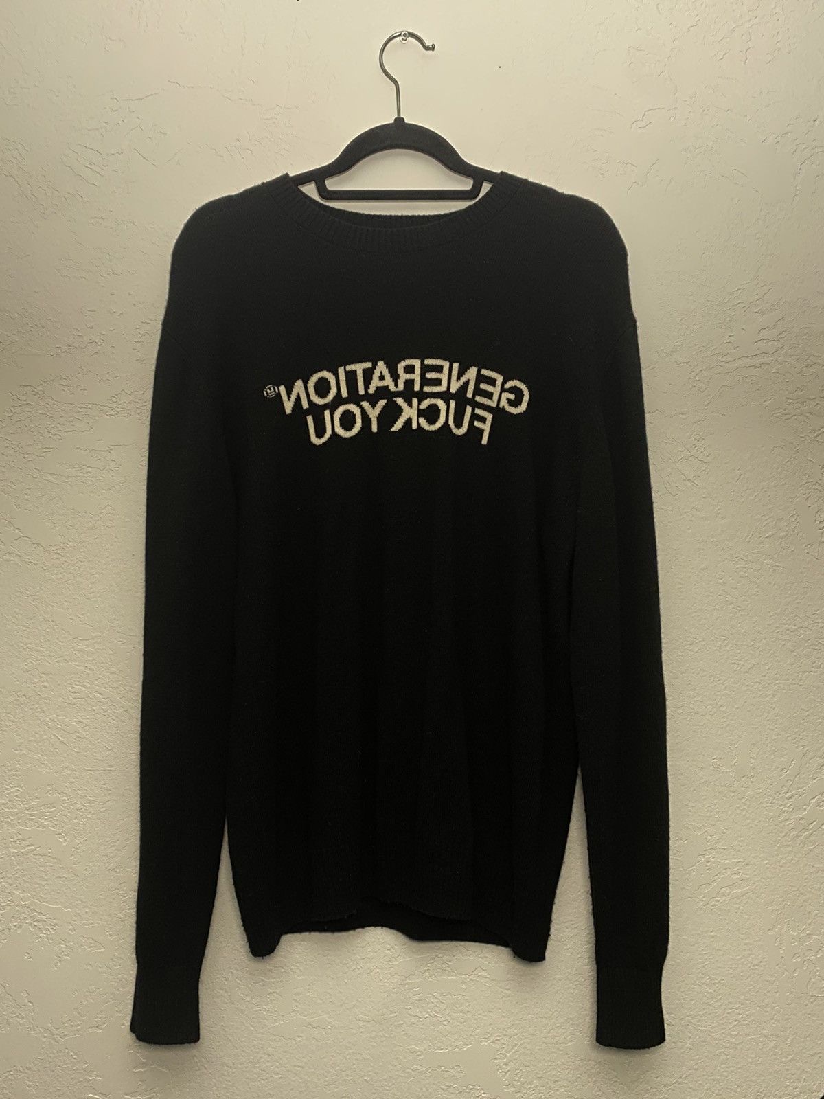 Supreme Generation fuck you sweater | Grailed