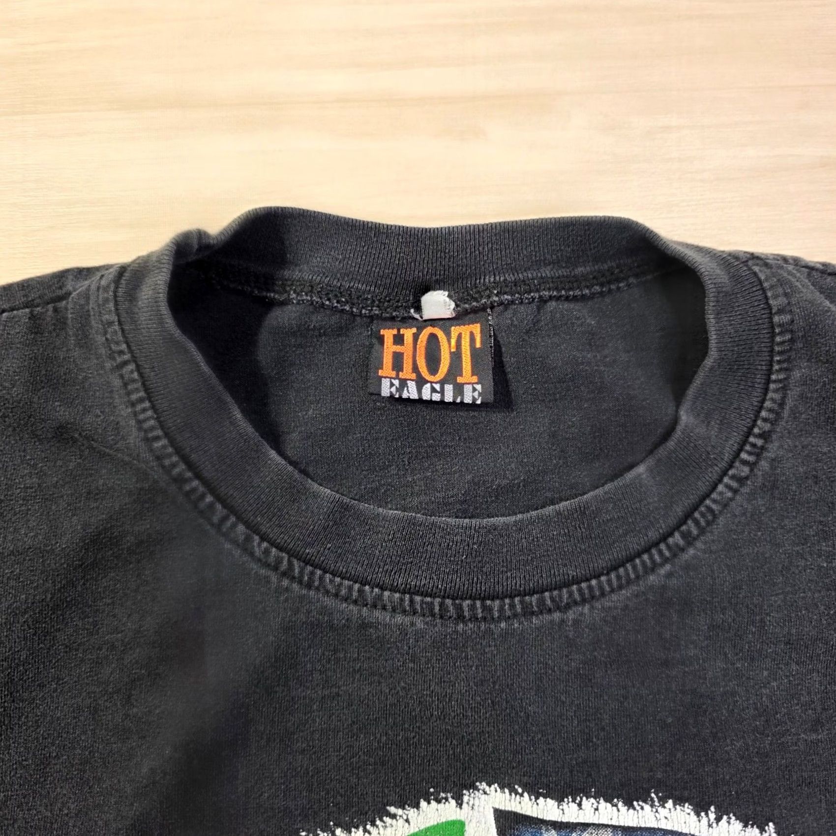 Vintage VINTAGE Bob Marley One Love Shirt Peace Sign Black Double Sided Hot Eagle M Adult Size US M / EU 48-50 / 2 - 3 Thumbnail
