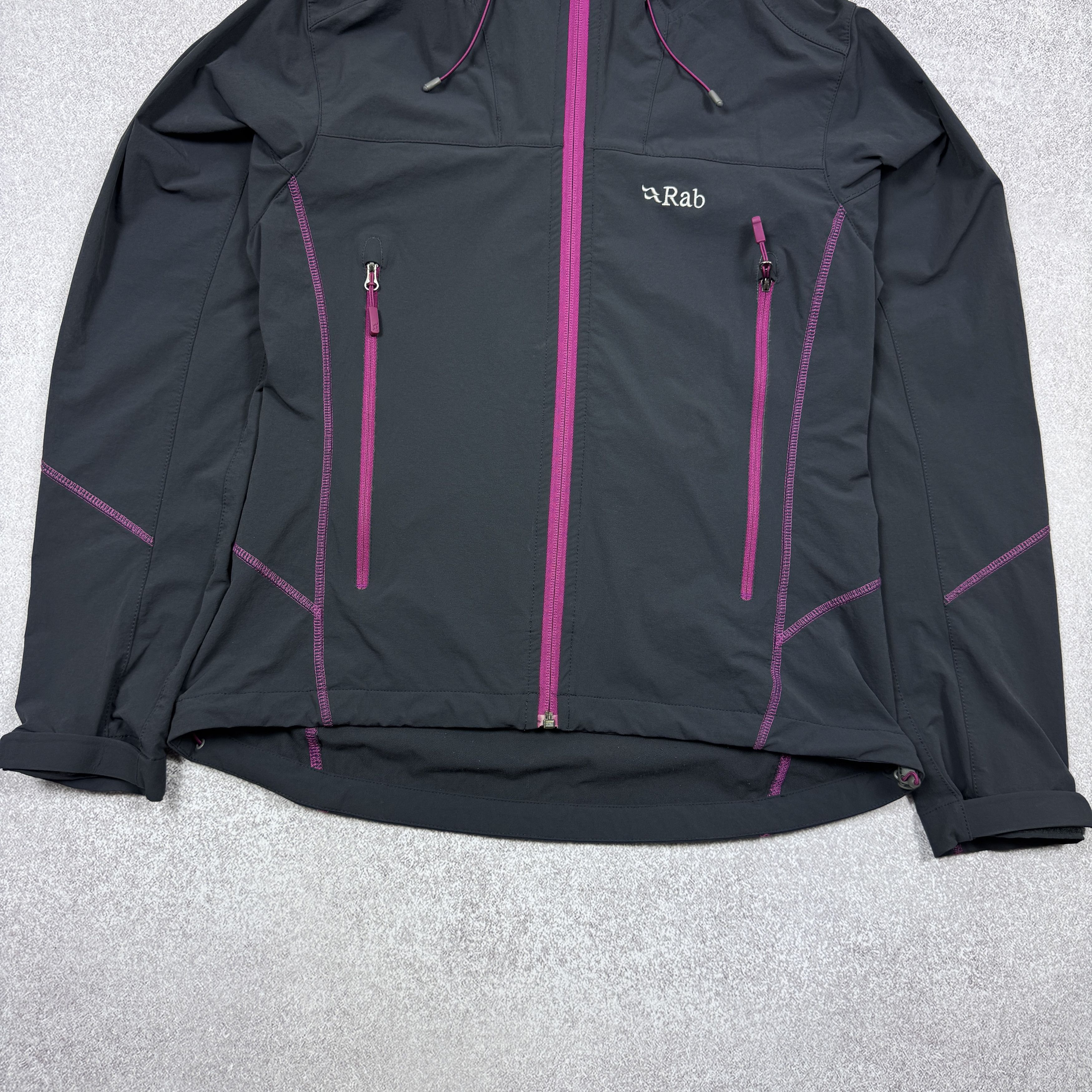 Rab Women`s RAB SAWTOOTH HOODIE GRAY RAIN JACKET SIZE S / 38 Size S / US 4 / IT 40 - 4 Thumbnail