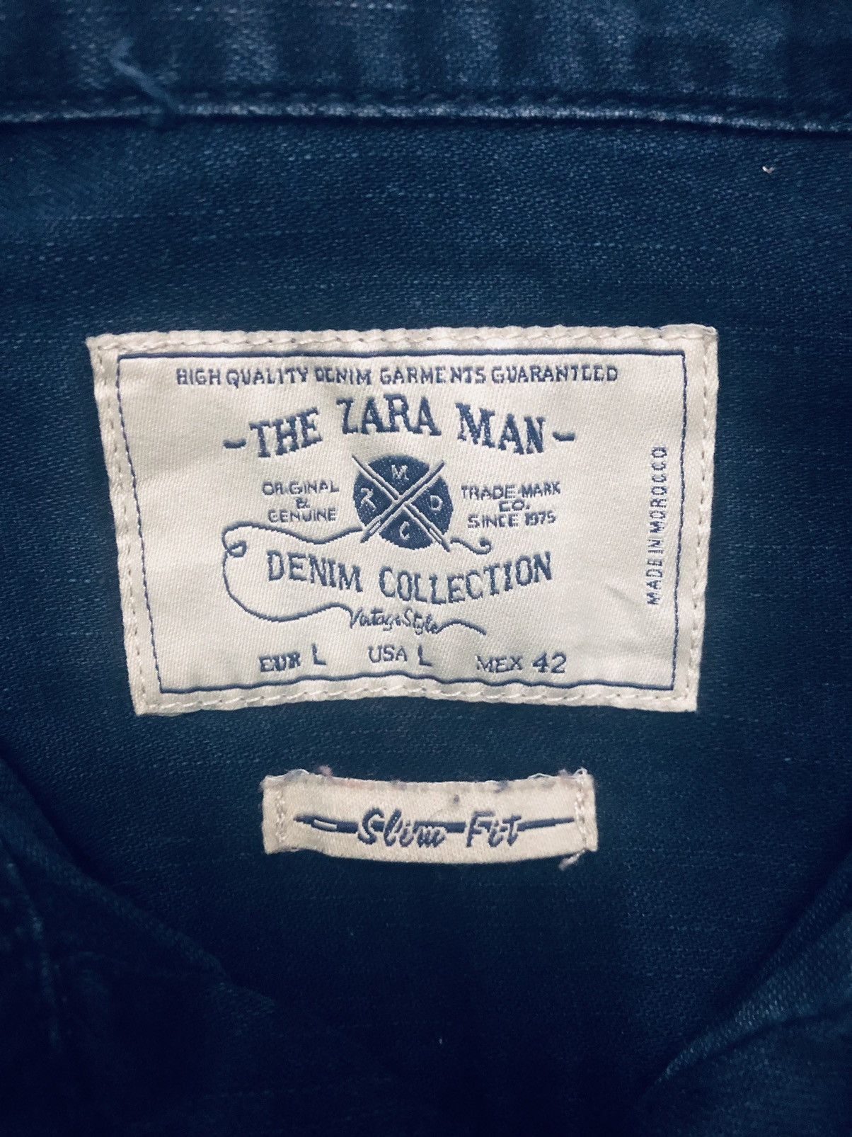 Japanese Brand × Zara Zara man long sleeve shirt Size US L / EU 52-54 / 3 - 4 Thumbnail
