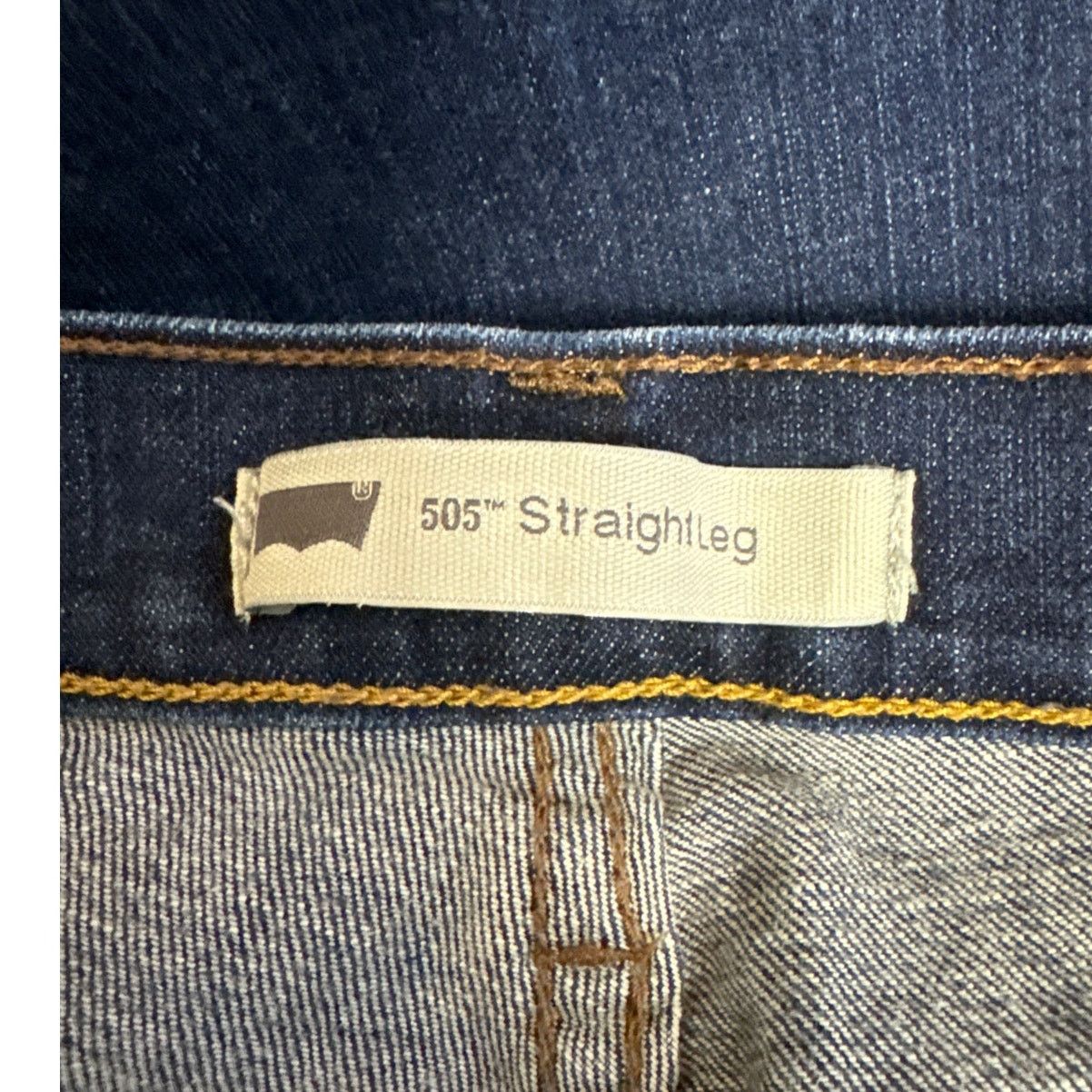 Levi's Levi's 505 Straight Leg Jeans16M 33x32 Envelope Pockets Size 38" / US 16 / IT 52 - 5 Thumbnail