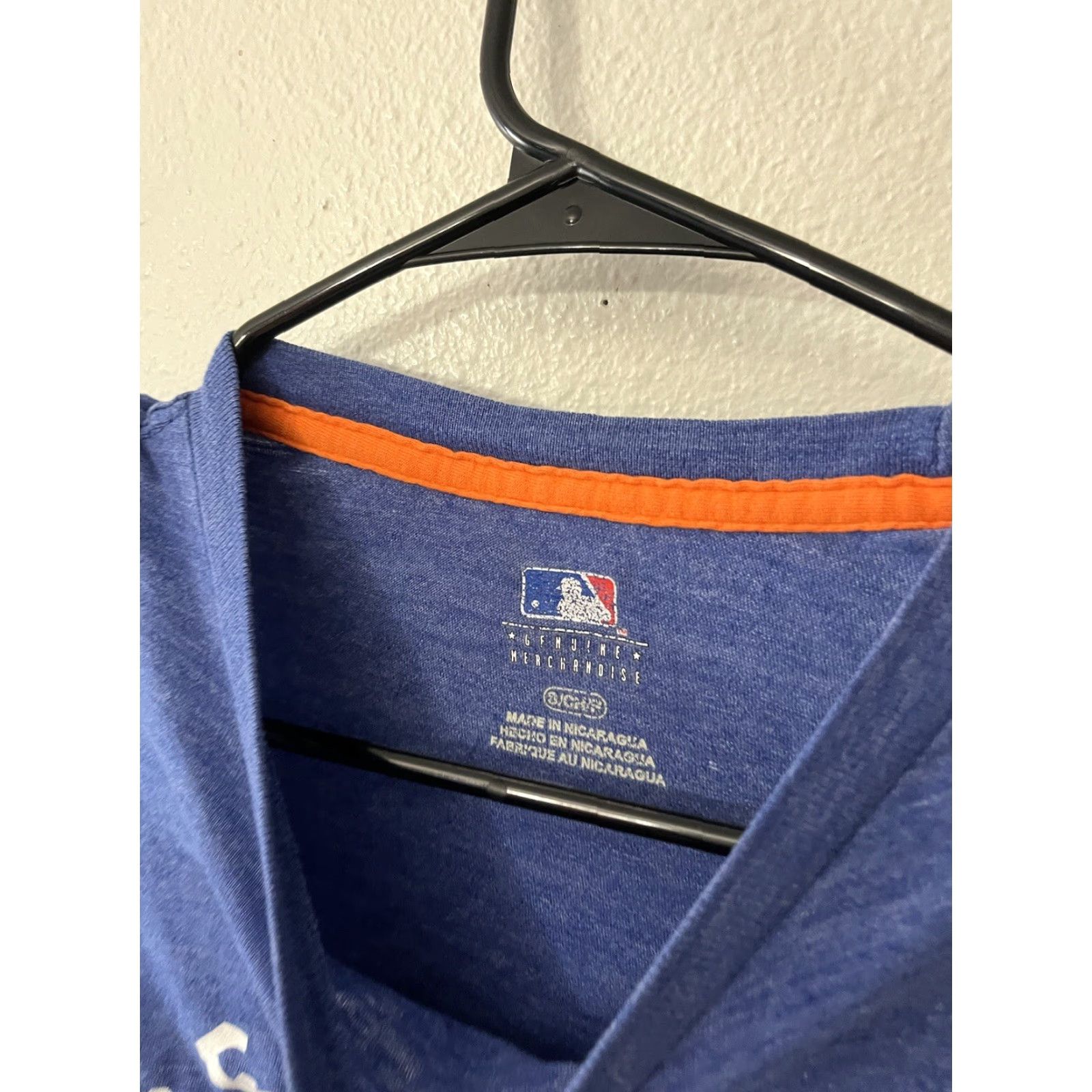 Vintage Majestic Mets T-Shirt Blue Graphic Small Mens Shirt S Blue Mets Graphic Print Baseball Size US S / EU 44-46 / 1 - 4 Thumbnail