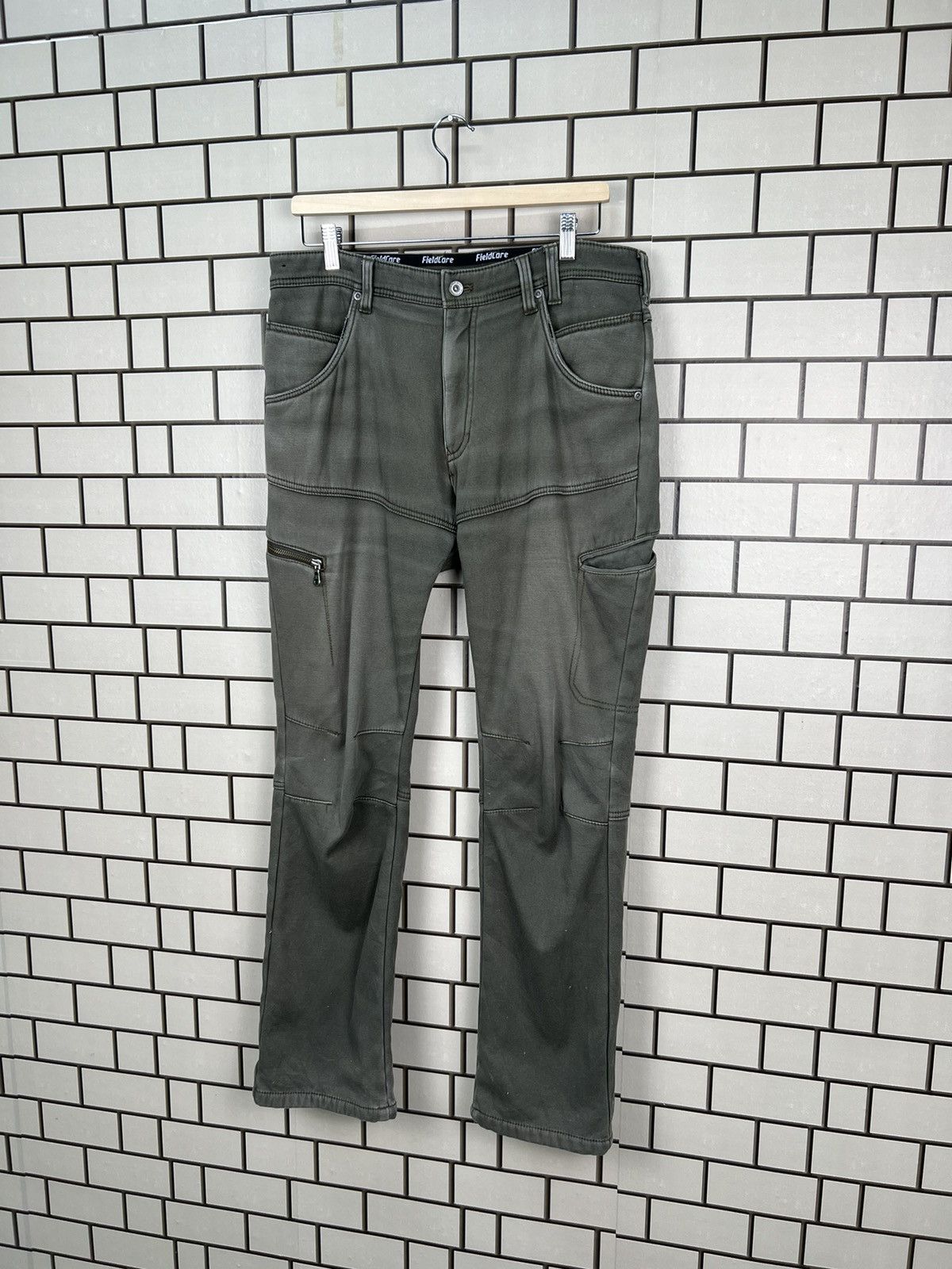 Japanese Brand Field Core Multy Pocket Zipper Cargo Pants Size US 34 / EU 50 - 3 Thumbnail