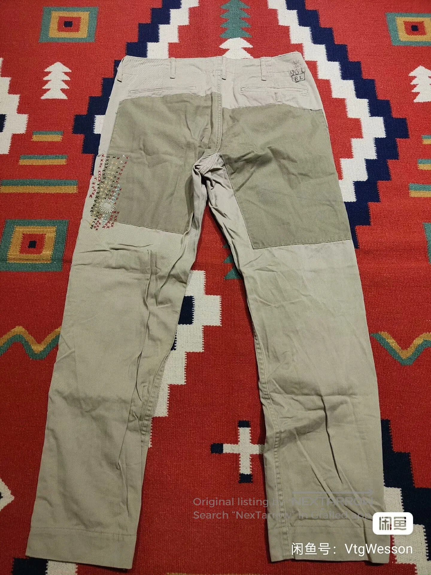 RRL Ralph Lauren Ralph Lauren Patchwork Cargo Pants. Size US 31 - 4 Thumbnail