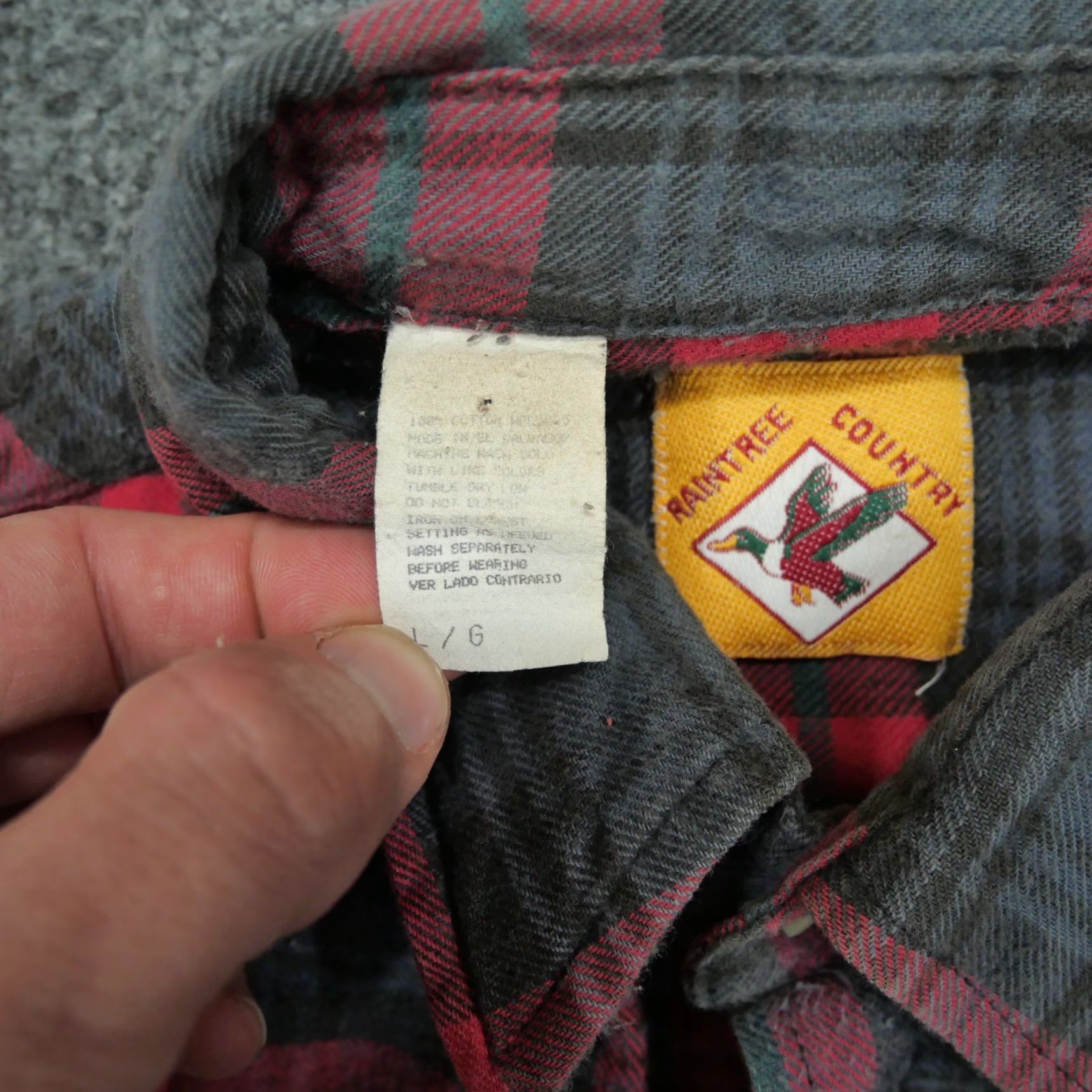 Vintage VINTAGE Raintree Country Flannel Shirt Mens L Red Plaid Button Up 80s Size US L / EU 52-54 / 3 - 4 Thumbnail