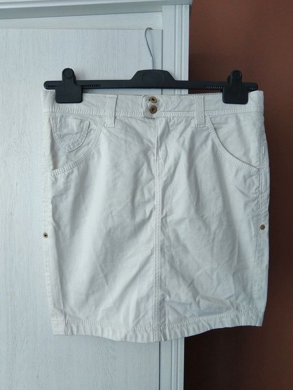 Guess GUESS white cotton skirt Size 28" / US 6 / IT 42 - 1 Thumbnail
