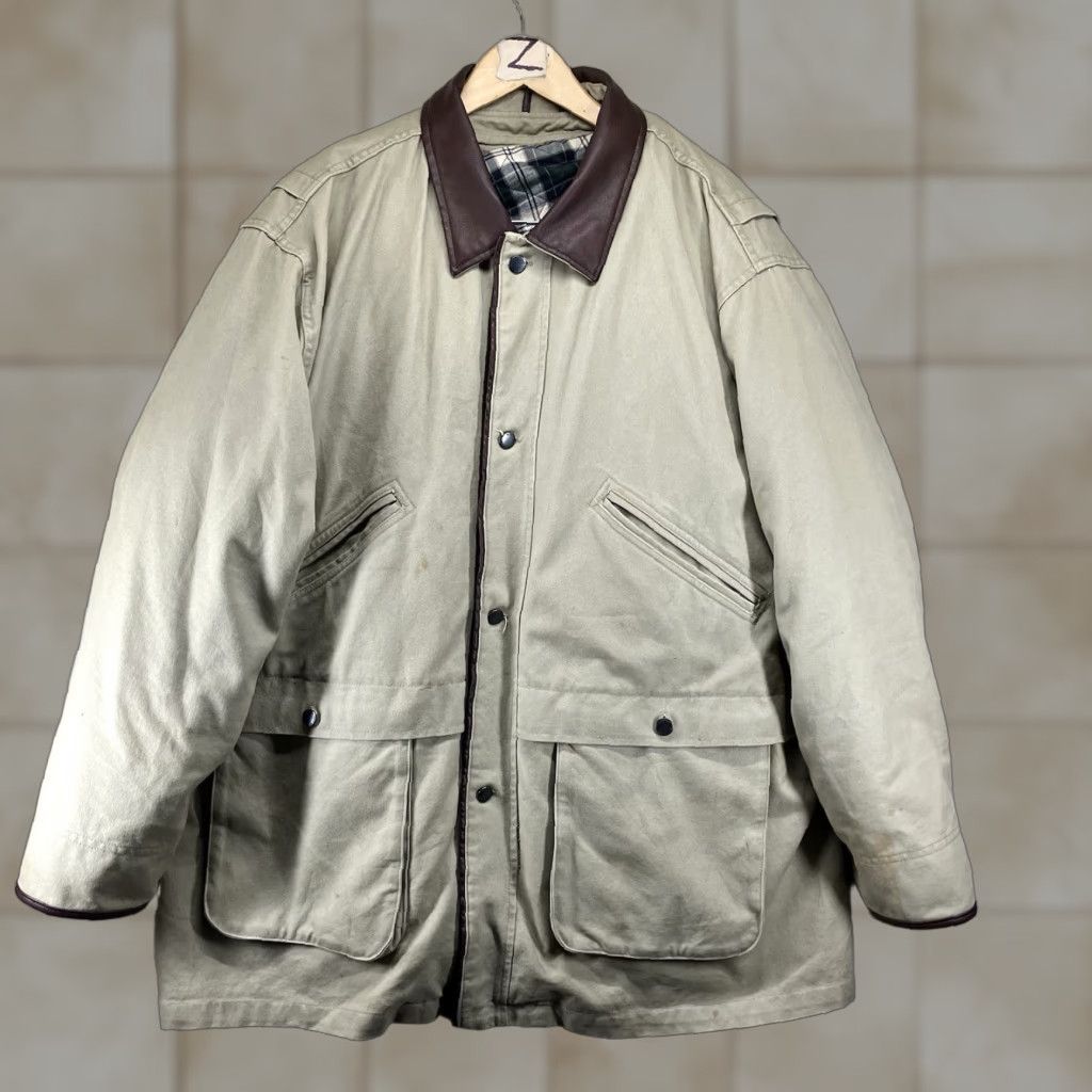 Vintage VINTAGE Alaska Bay Jacket Mens Barn Shirt? Size US XL / EU 56 / 4 - 1 Thumbnail